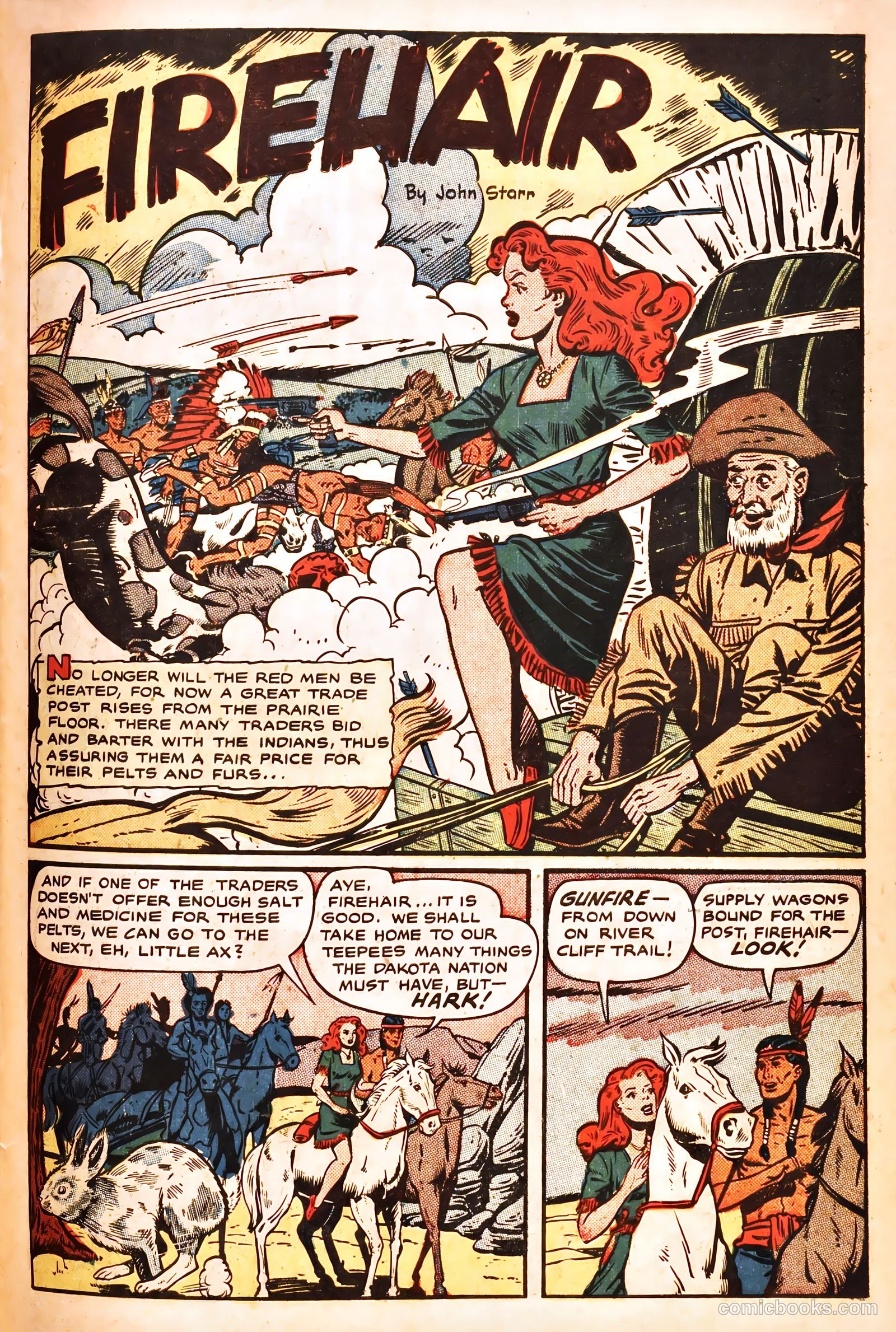 Firehair #7 (1951) — page 27 of 36