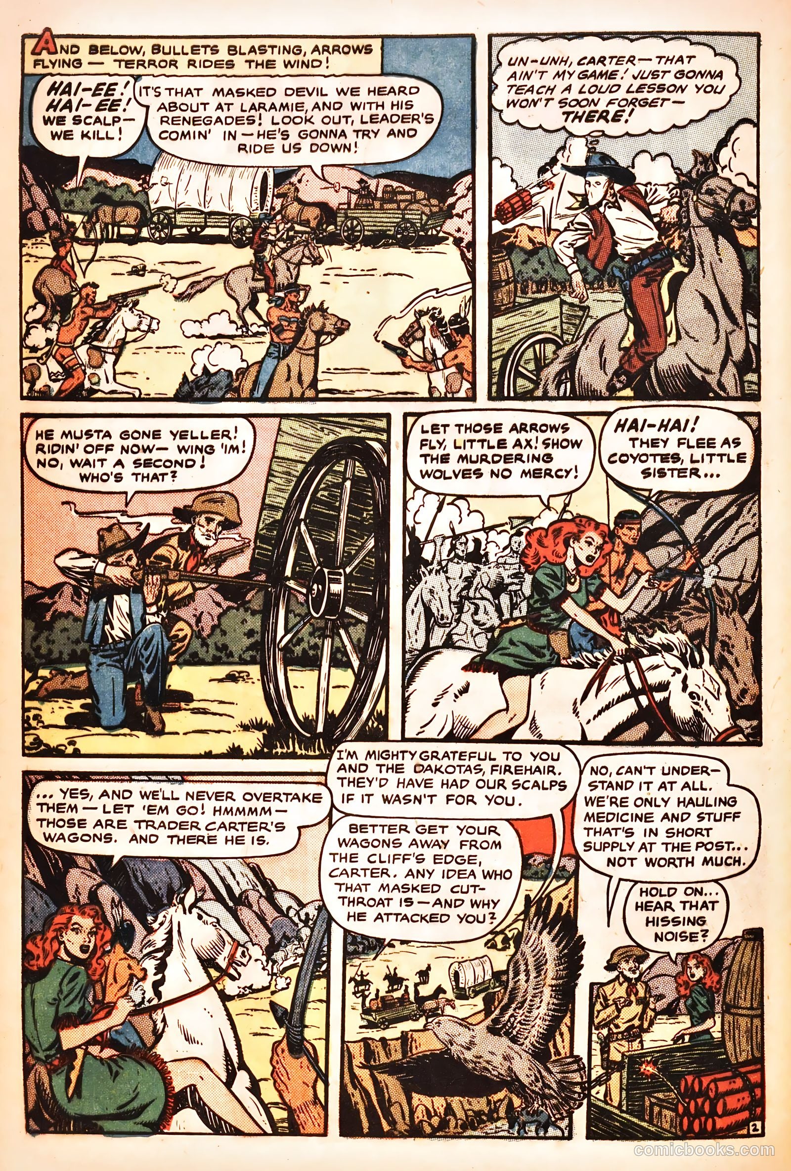 Firehair #7 (1951) — page 28 of 36