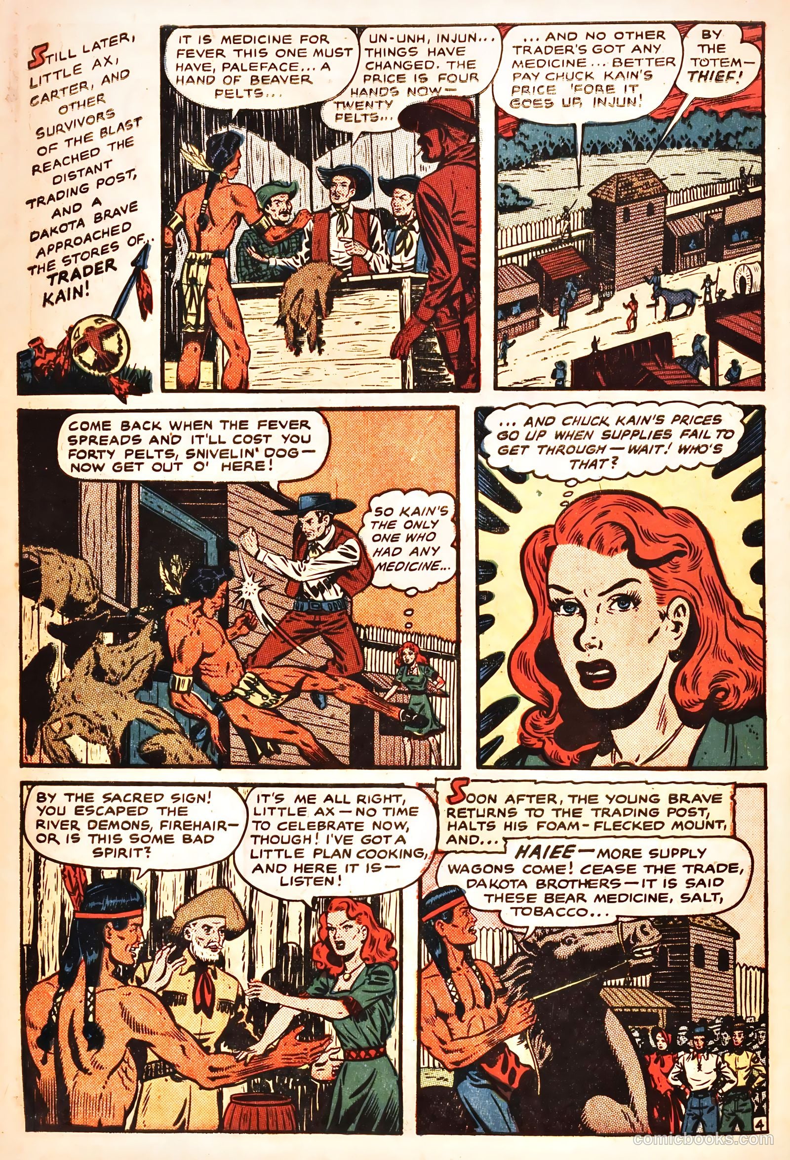 Firehair #7 (1951) — page 30 of 36