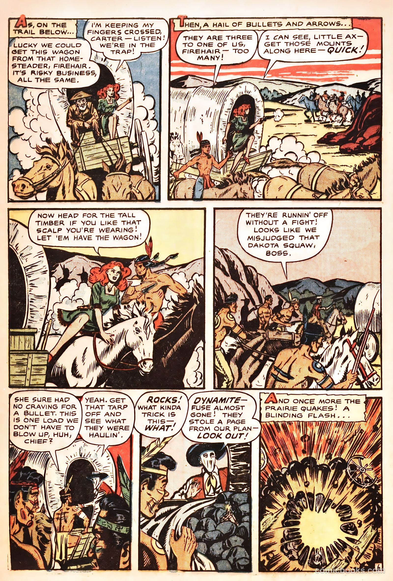 Firehair #7 (1951) — page 32 of 36