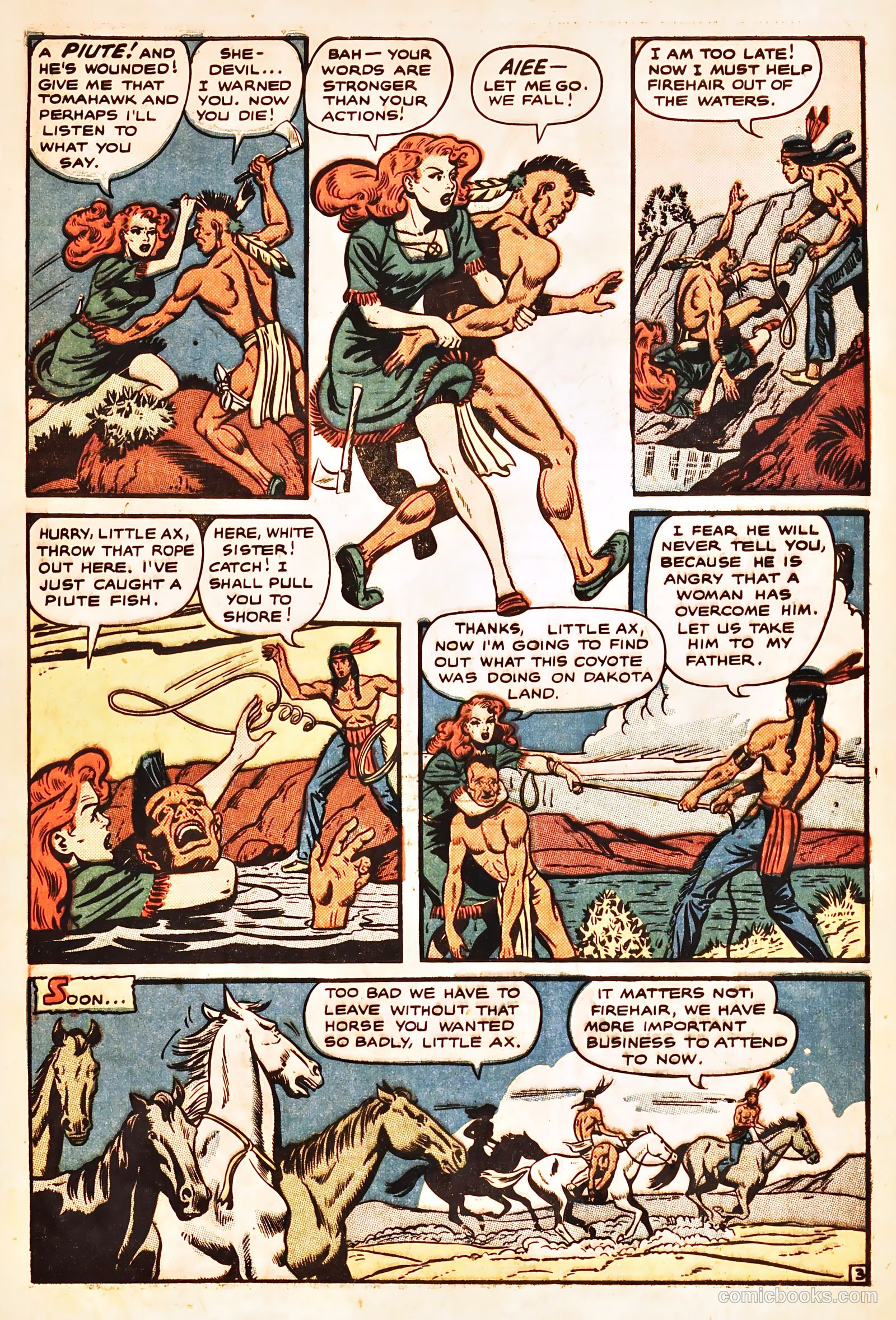 Firehair #8 (1951) — page 5 of 36