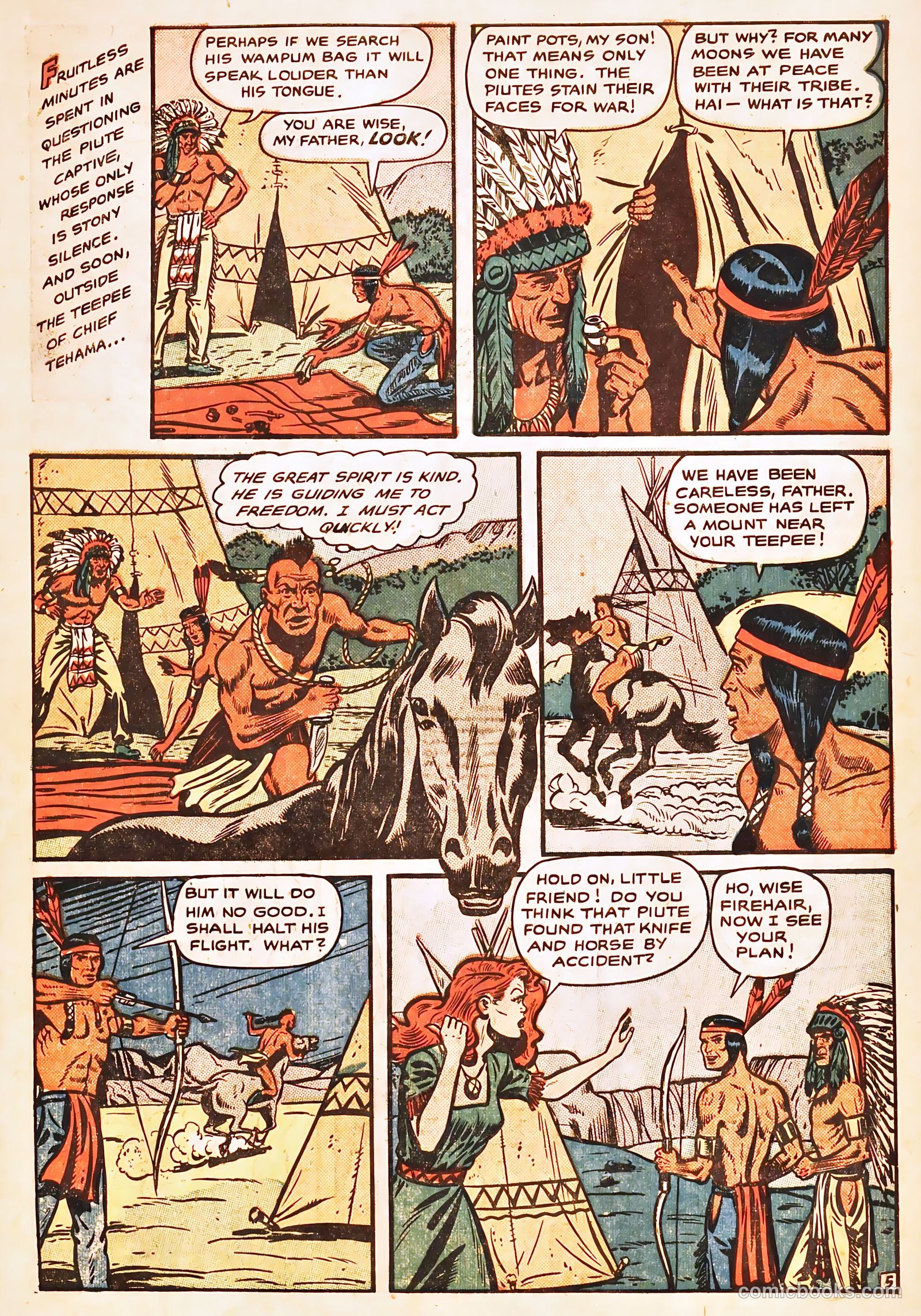 Firehair #8 (1951) — page 7 of 36