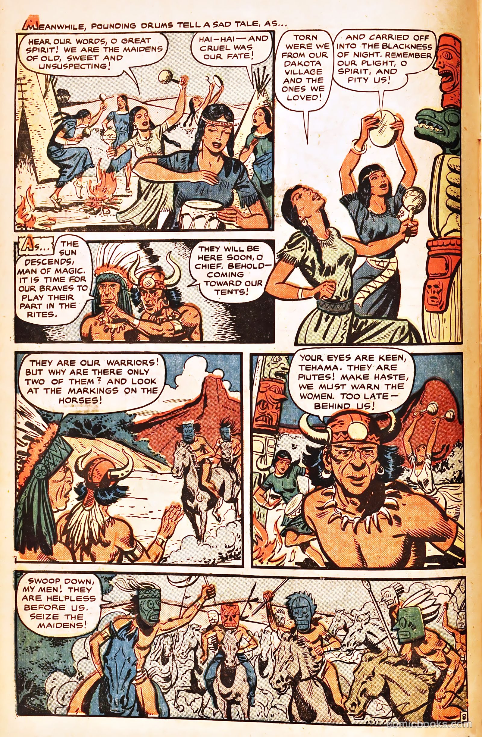Firehair #8 (1951) — page 10 of 36