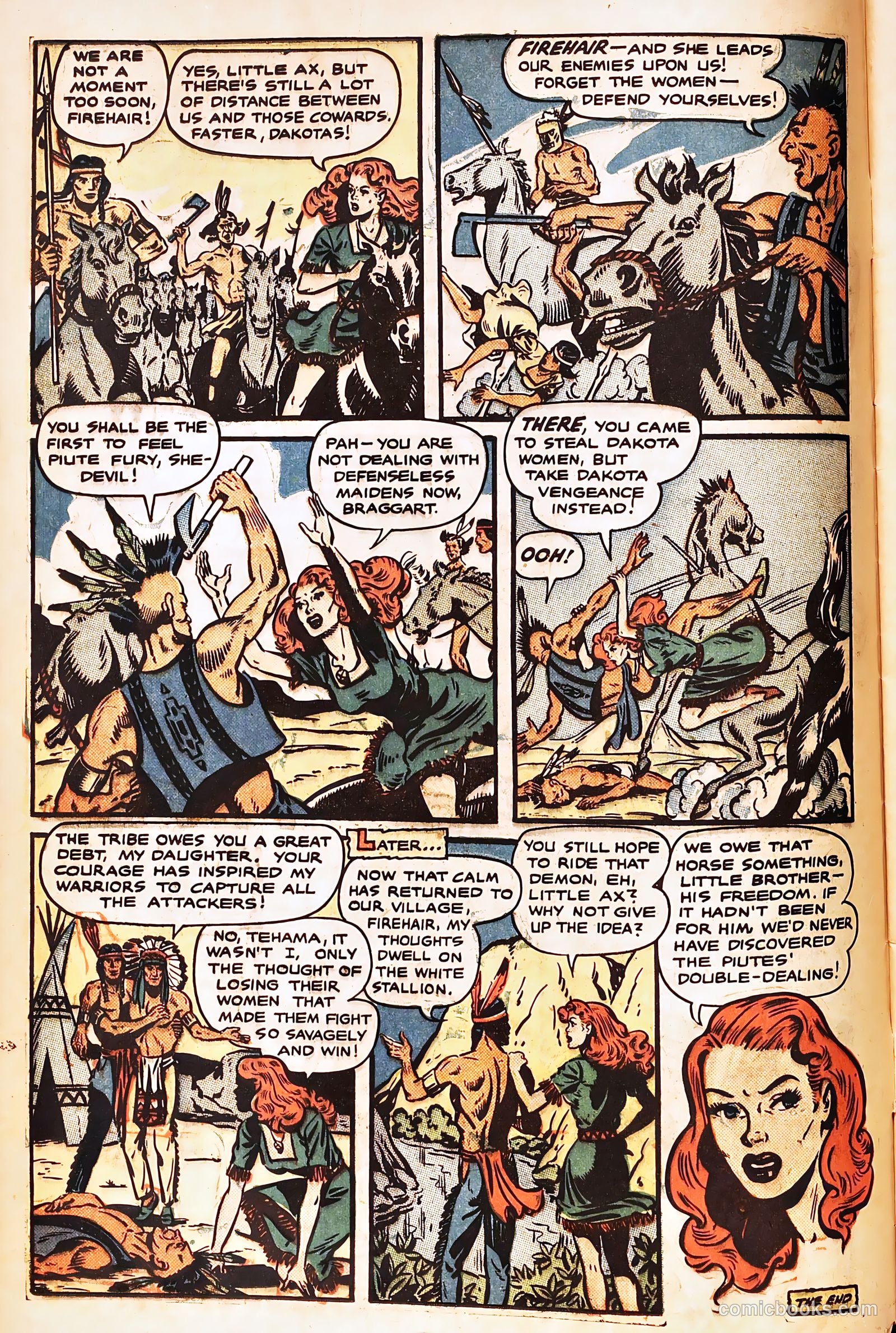 Firehair #8 (1951) — page 12 of 36