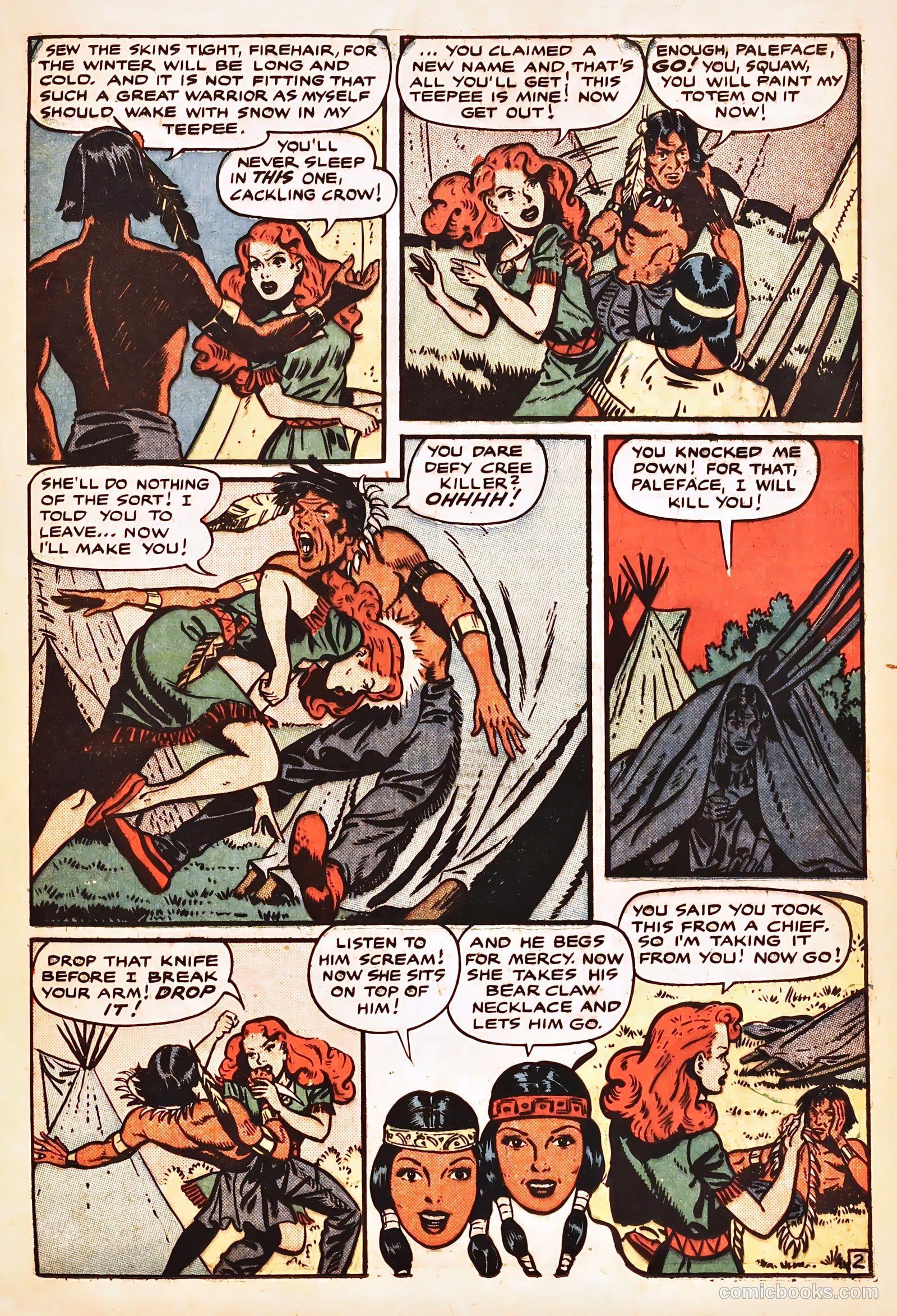 Firehair #8 (1951) — page 17 of 36