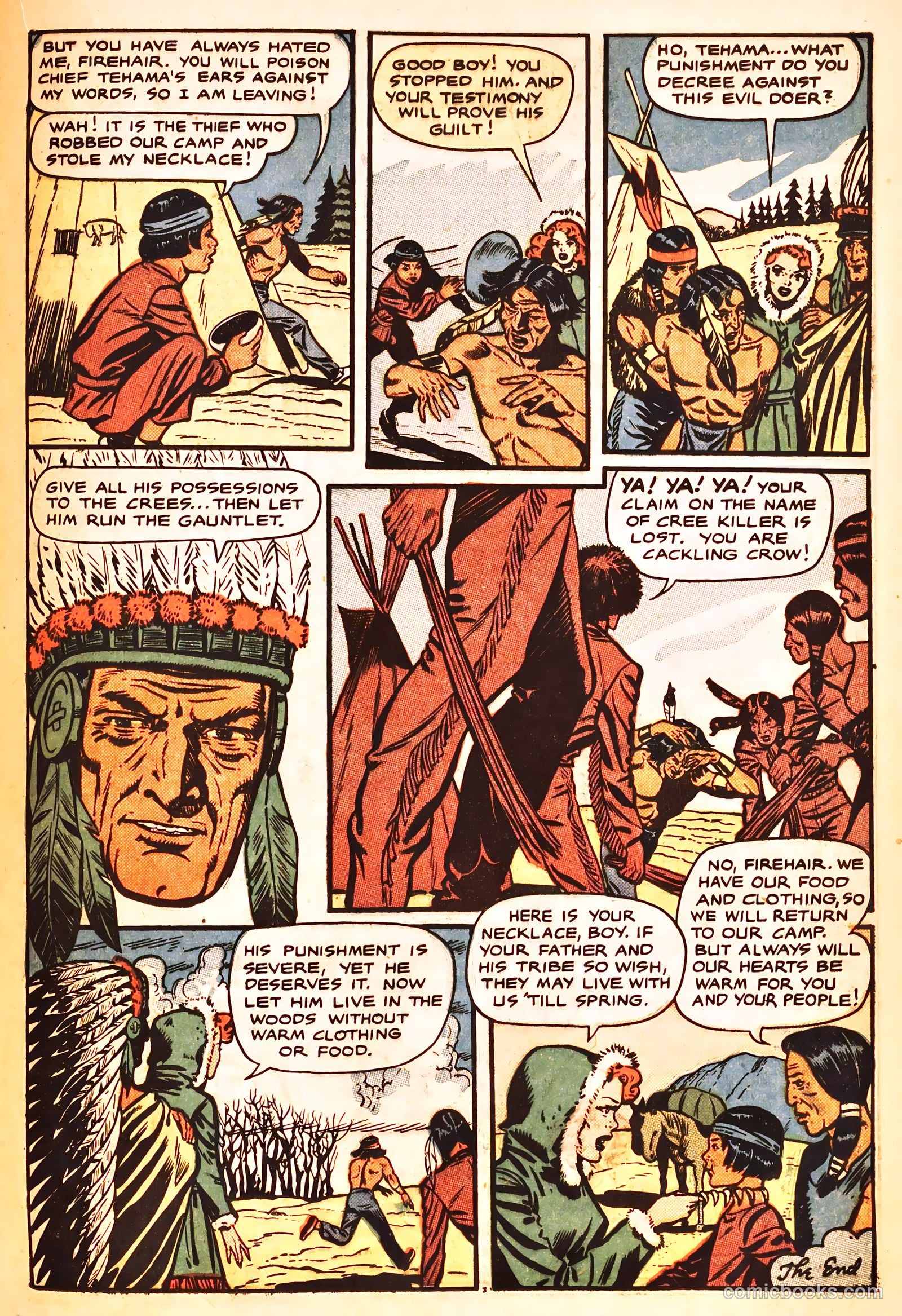 Firehair #8 (1951) — page 21 of 36