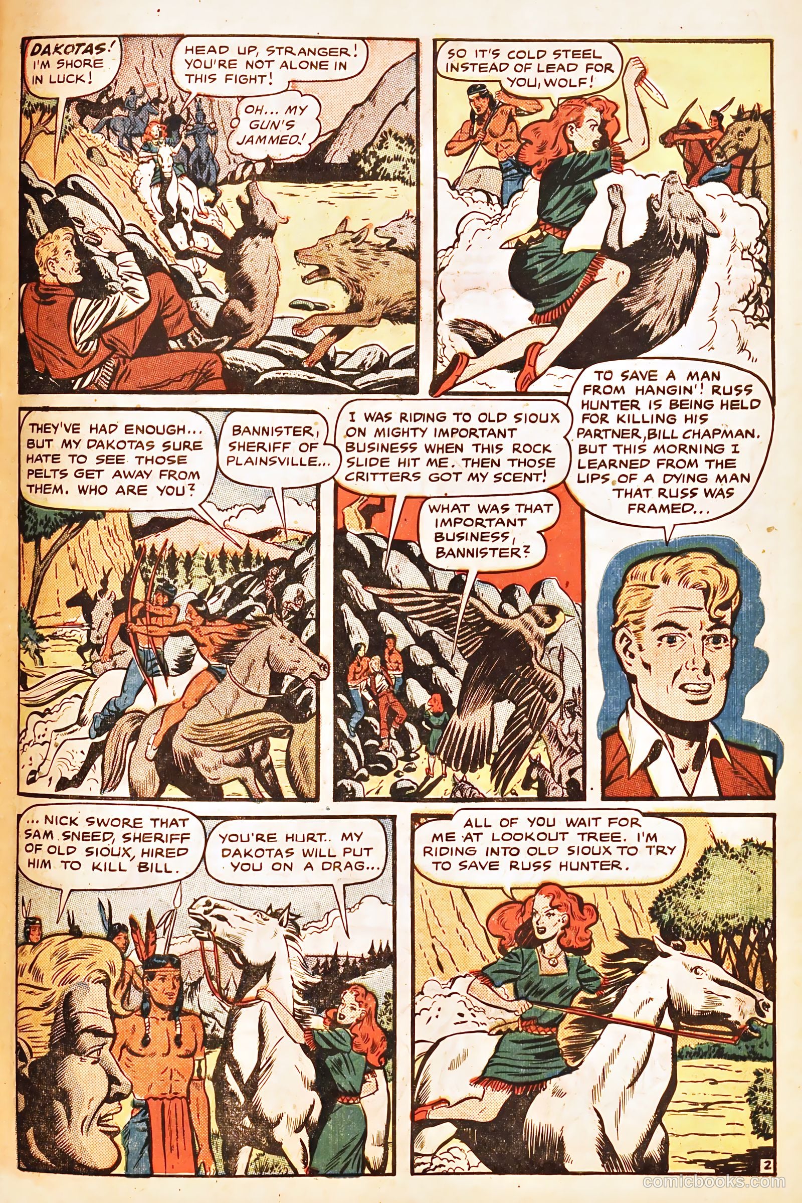 Firehair #8 (1951) — page 27 of 36