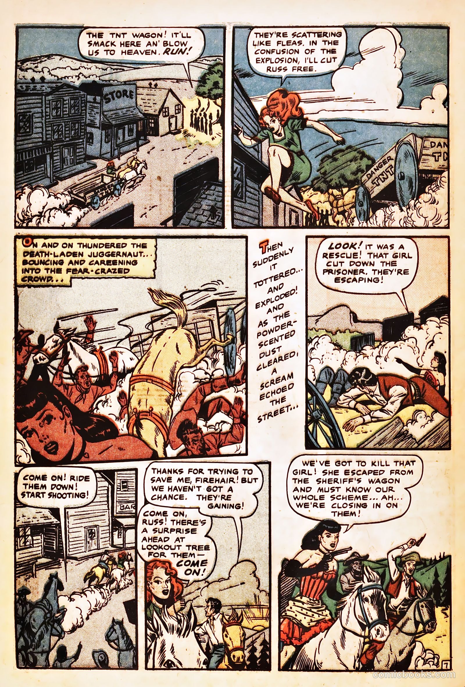 Firehair #8 (1951) — page 32 of 36