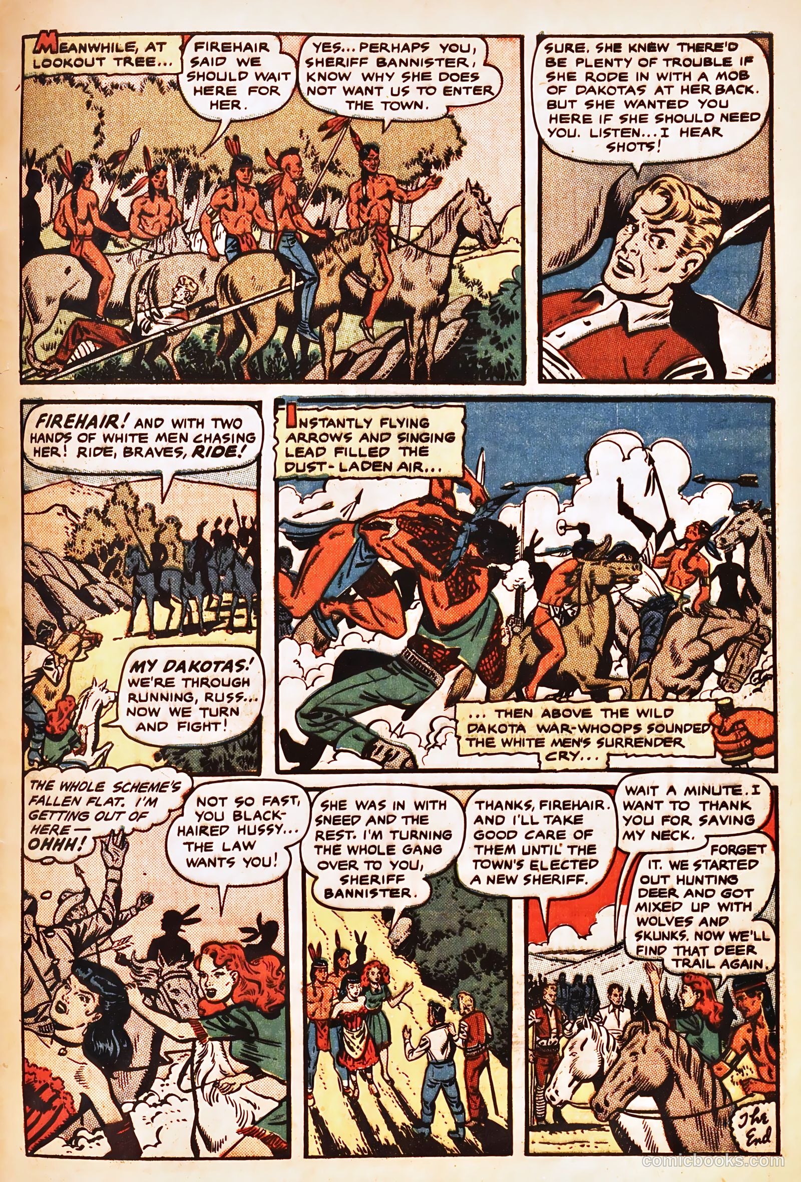 Firehair #8 (1951) — page 33 of 36