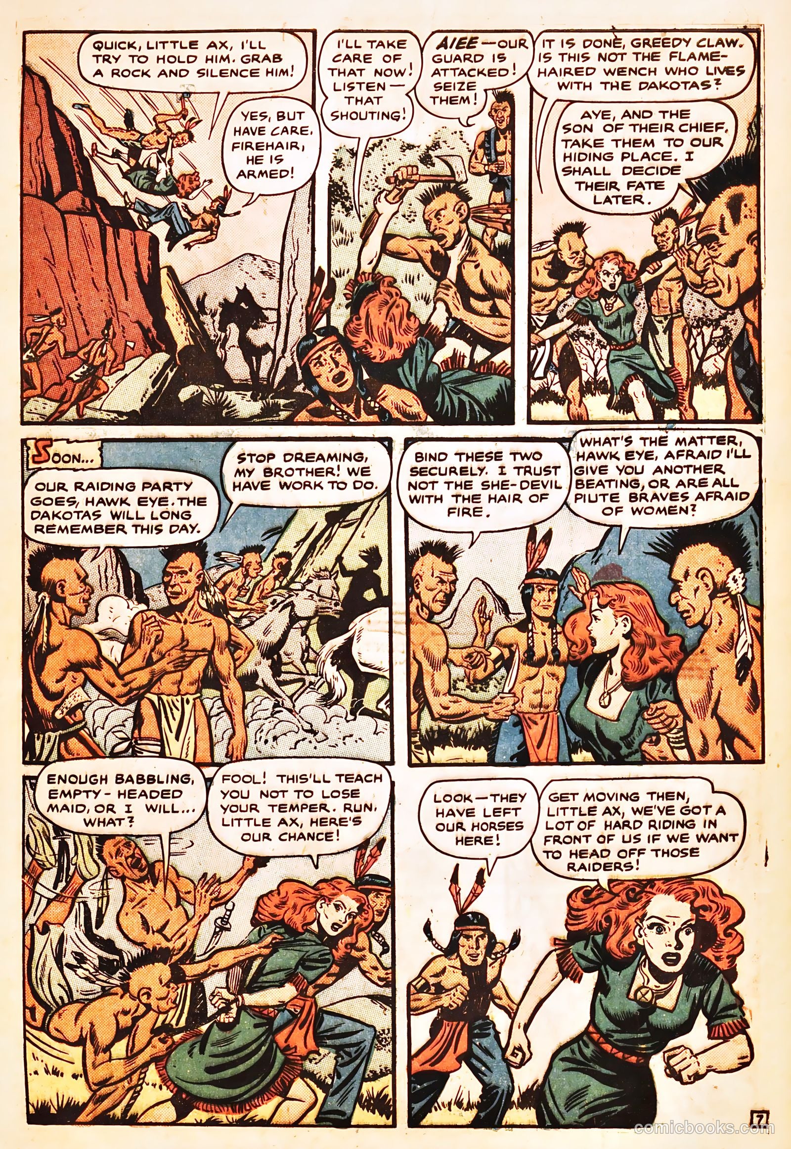 Firehair #8 (1951) — page 9 of 36