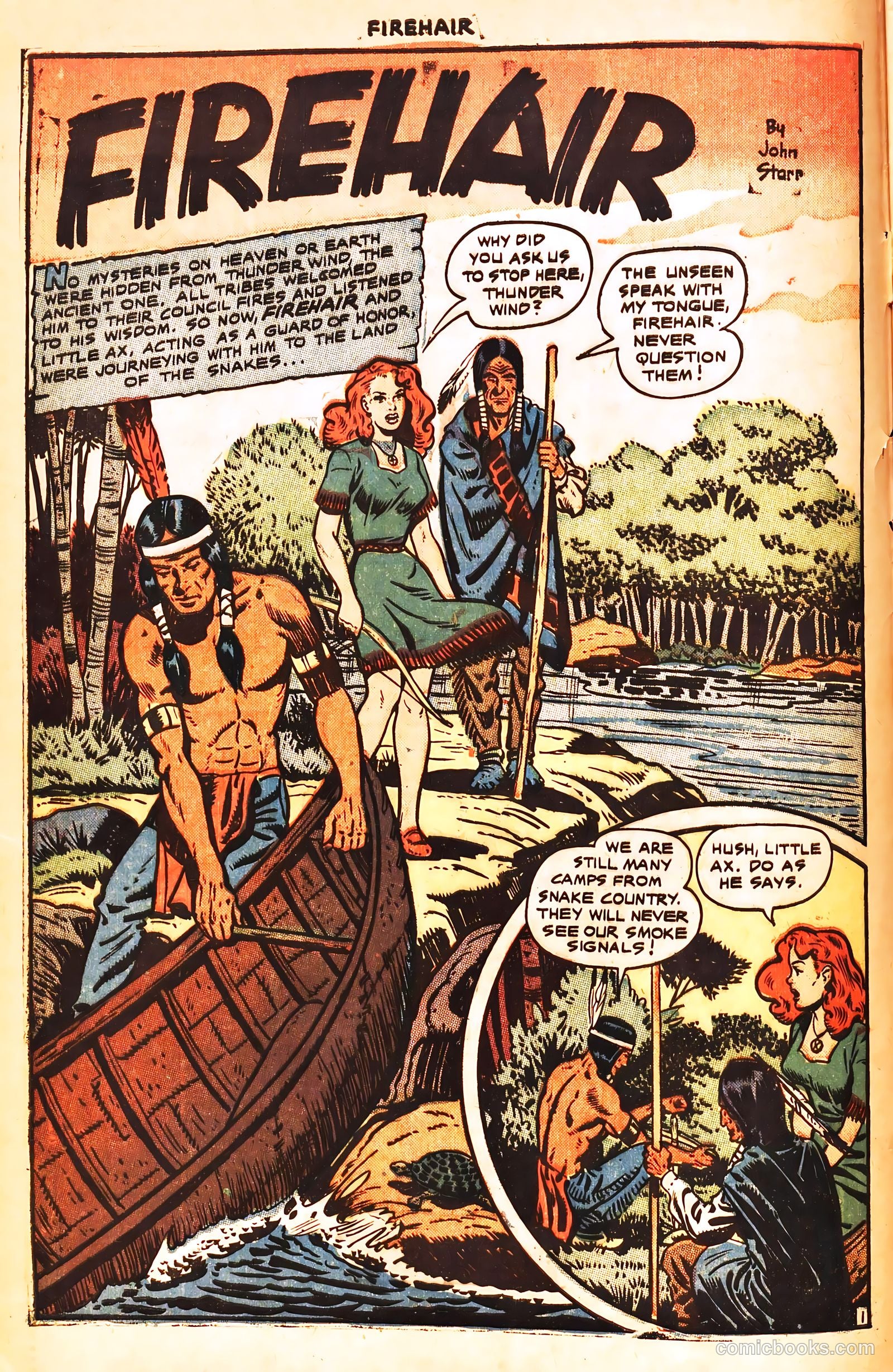 Firehair #9 (1951) — page 4 of 36
