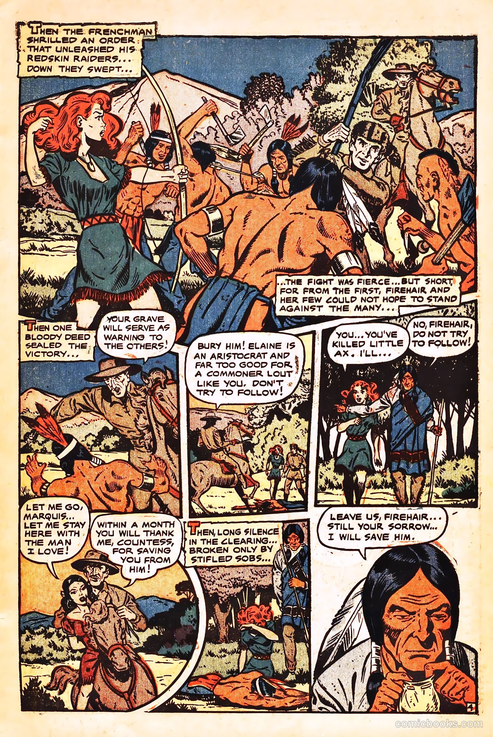 Firehair #9 (1951) — page 7 of 36