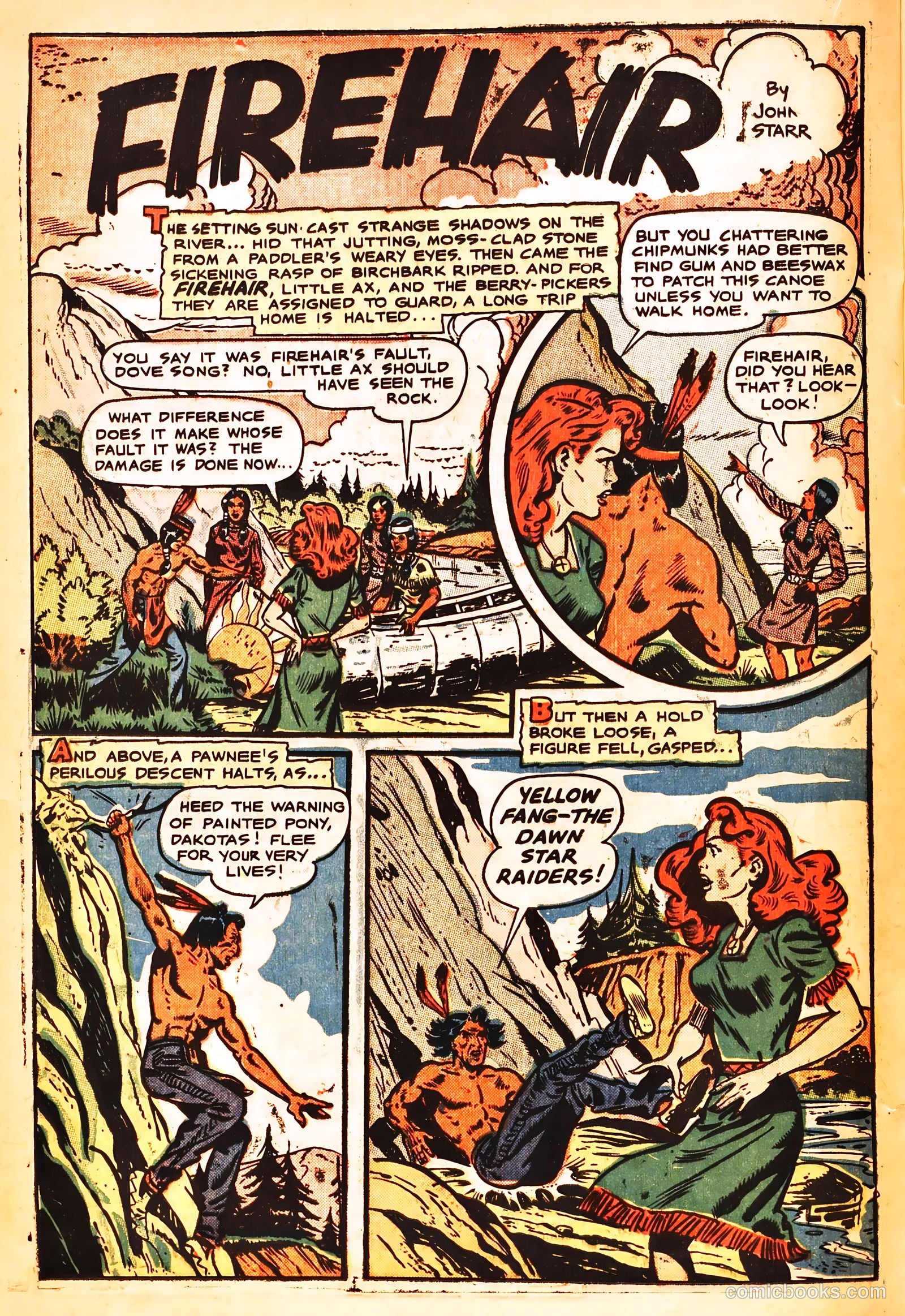 Firehair #9 (1951) — page 20 of 36