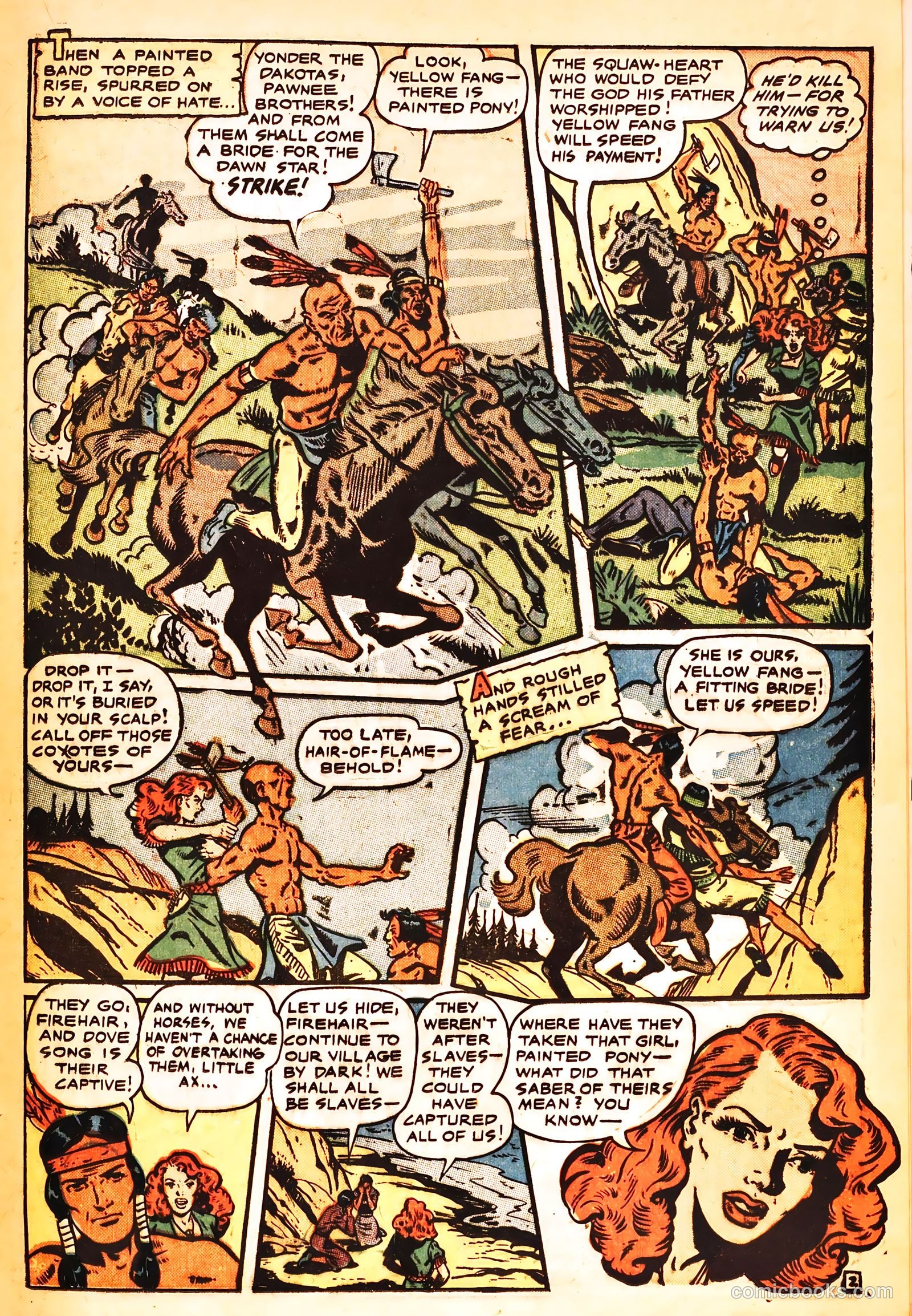 Firehair #9 (1951) — page 21 of 36