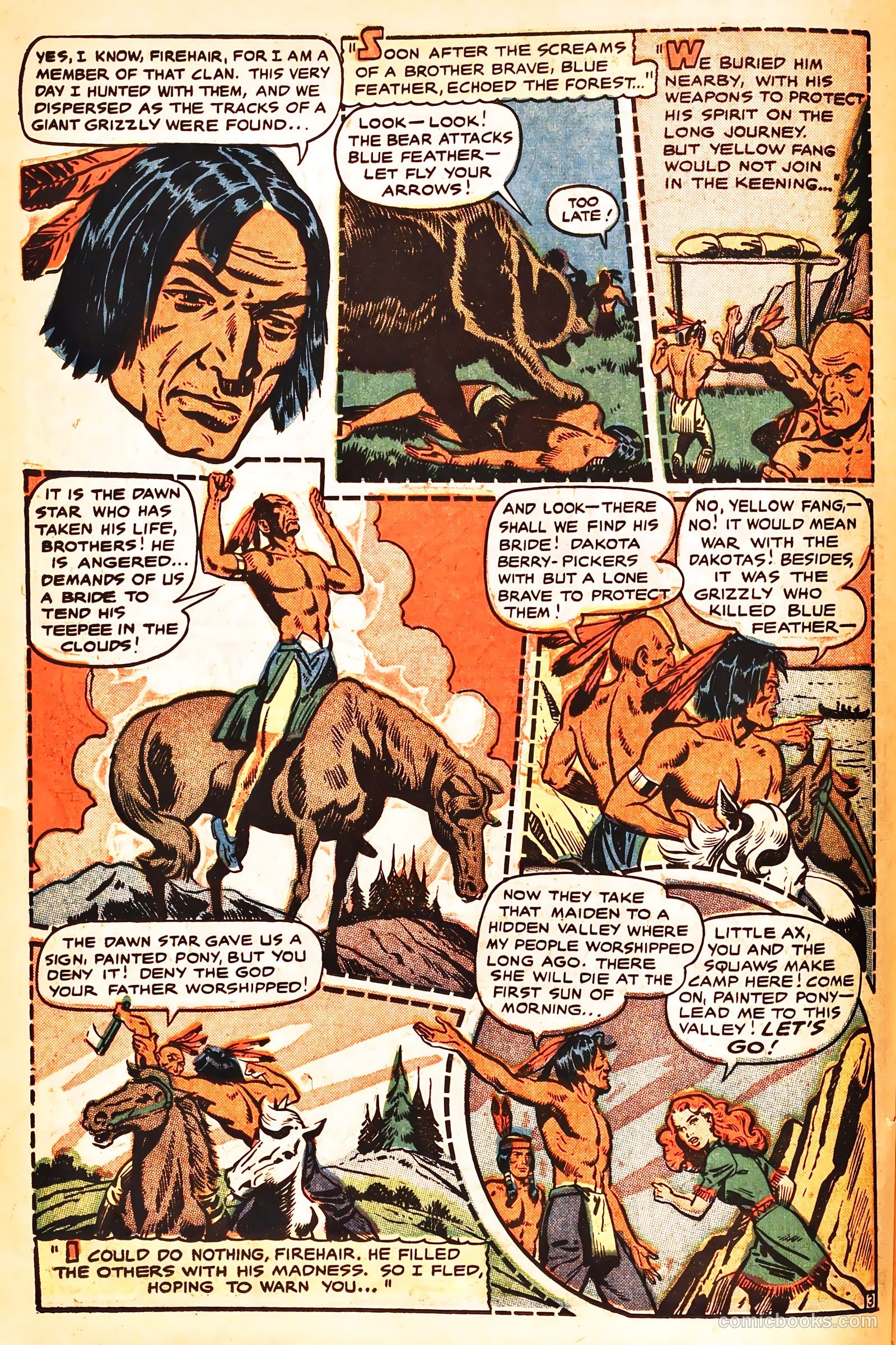 Firehair #9 (1951) — page 22 of 36