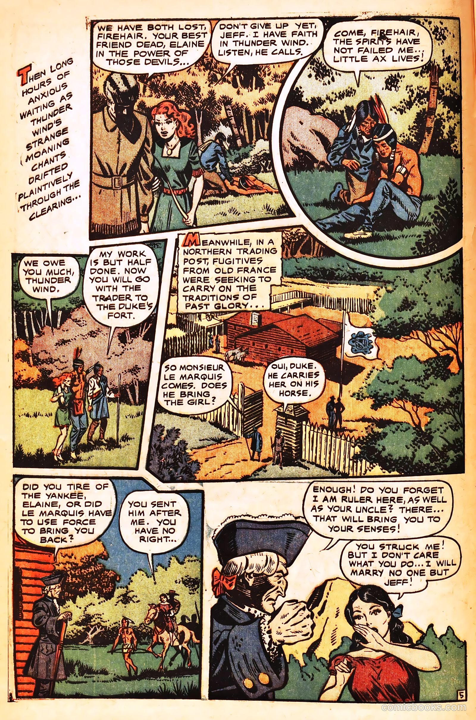 Firehair #9 (1951) — page 8 of 36
