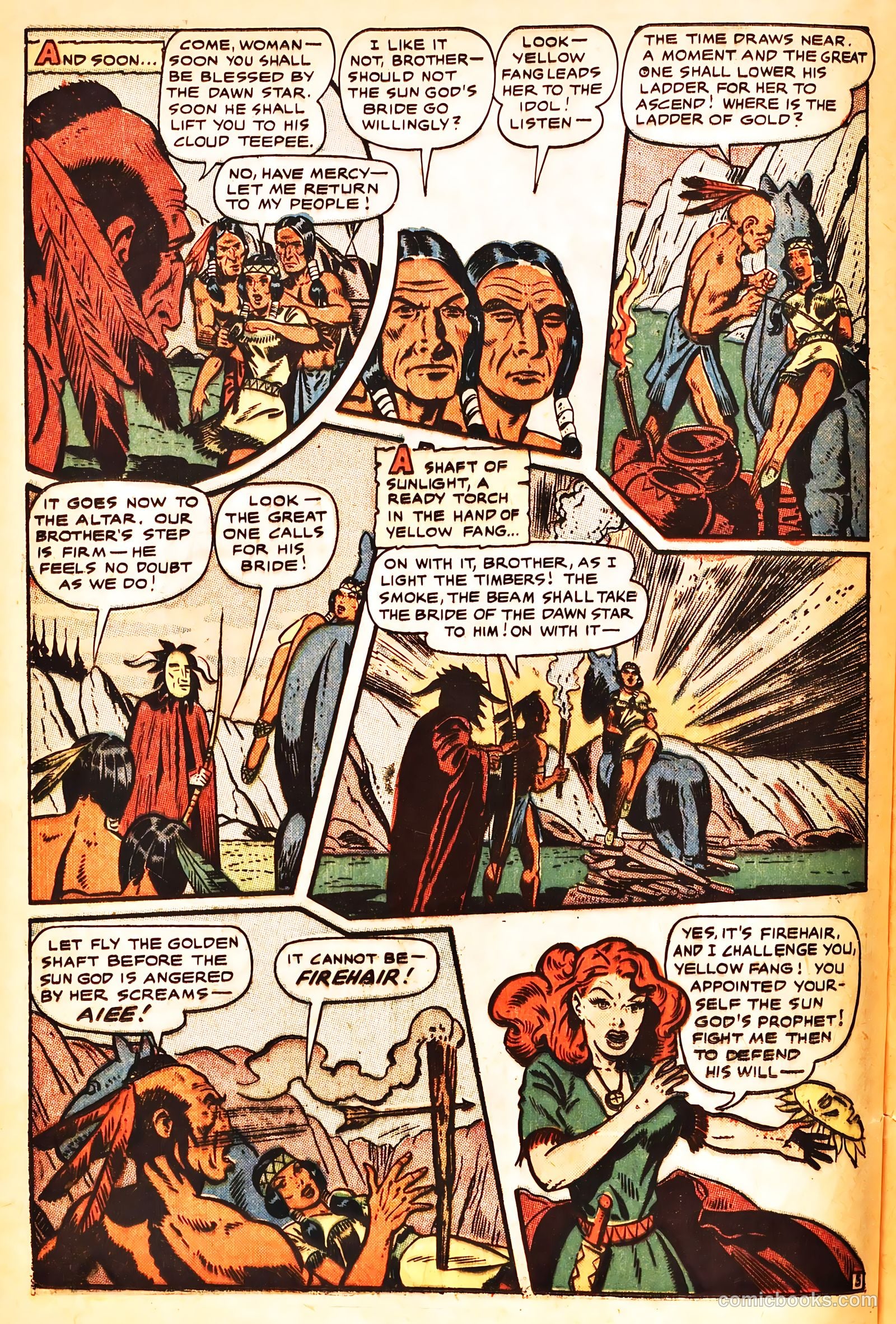 Firehair #9 (1951) — page 24 of 36