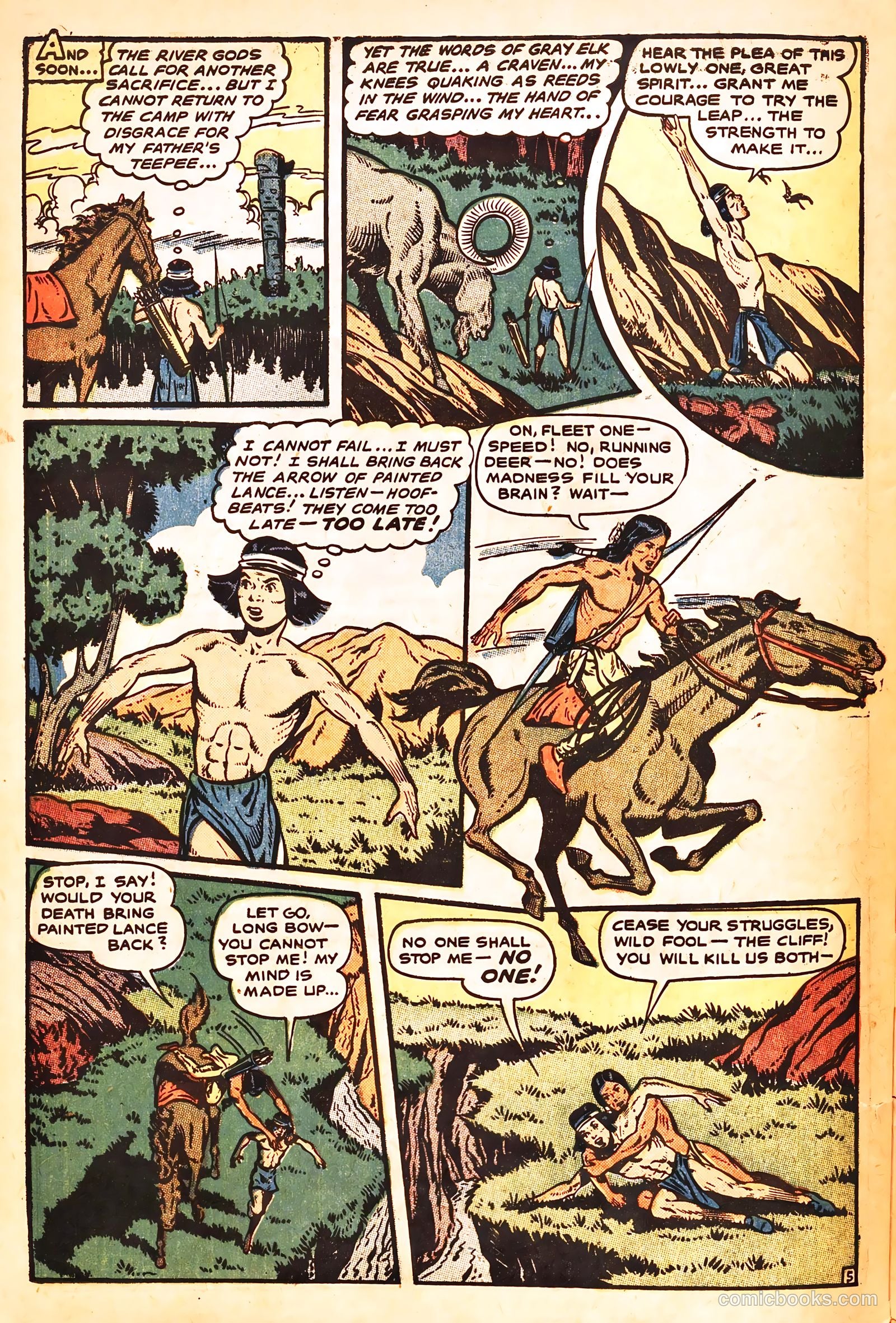 Firehair #9 (1951) — page 30 of 36