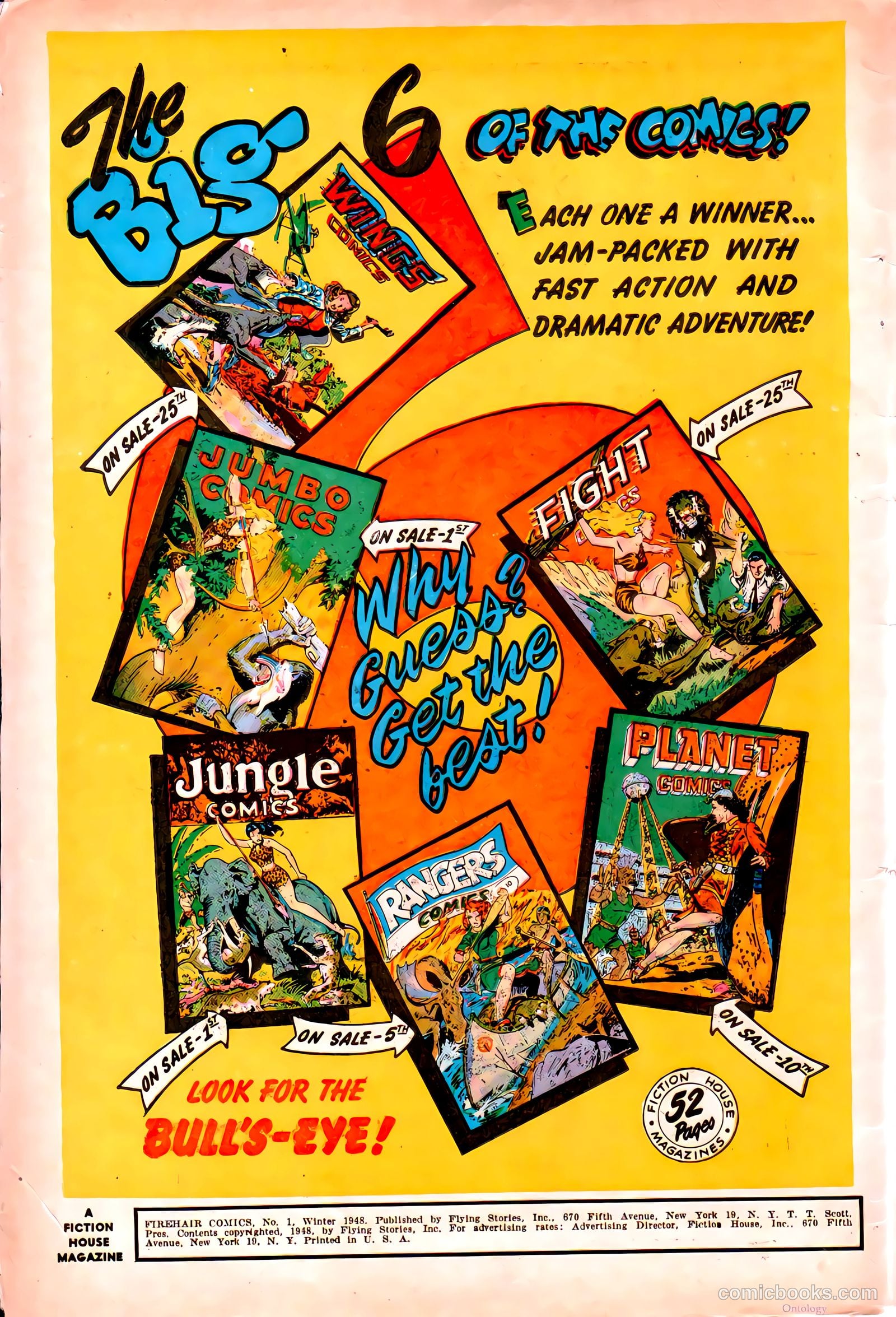 Firehair Comics #1 (1948) — page 2 of 52