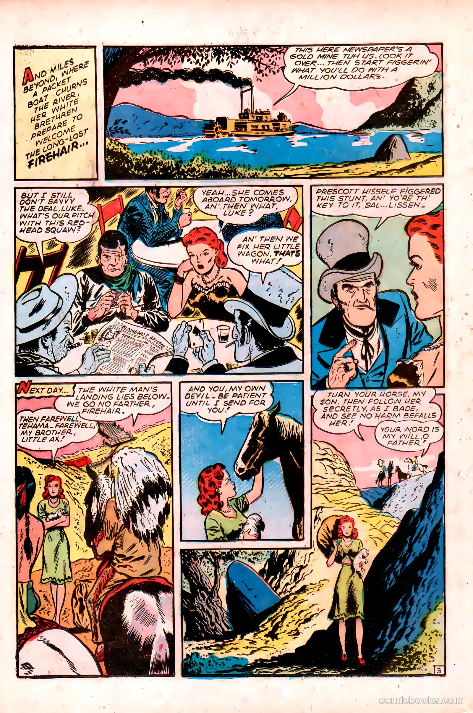 Firehair Comics #1 (1948) — page 36 of 52