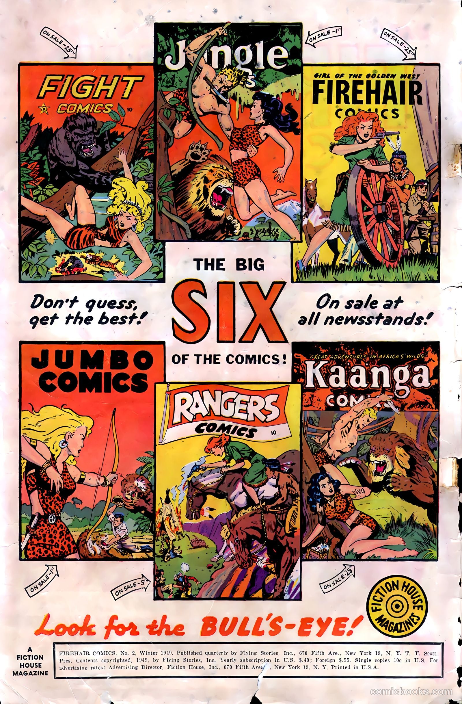 Firehair Comics #2 (1949) — page 2 of 52