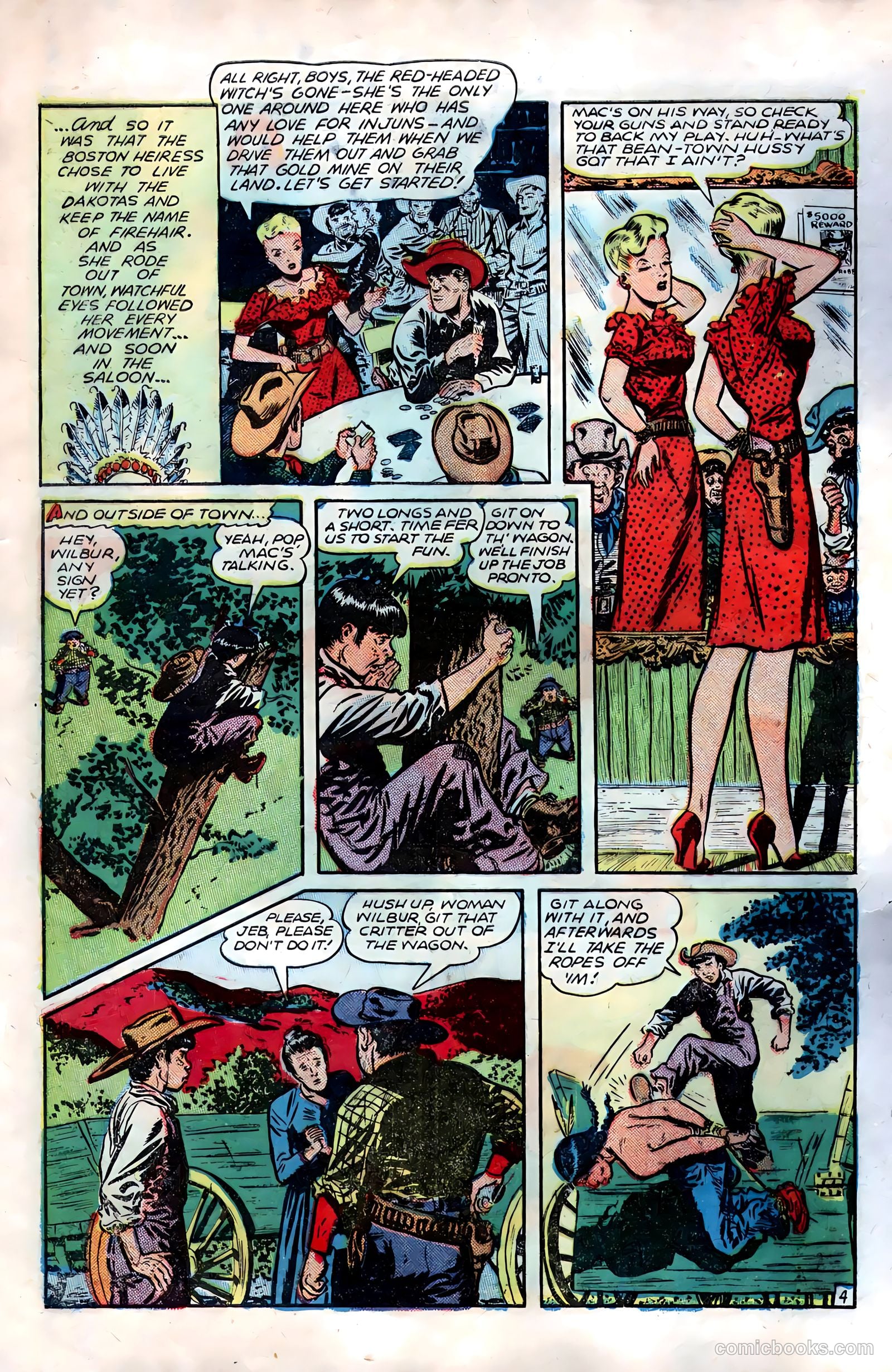 Firehair Comics #2 (1949) — page 6 of 52
