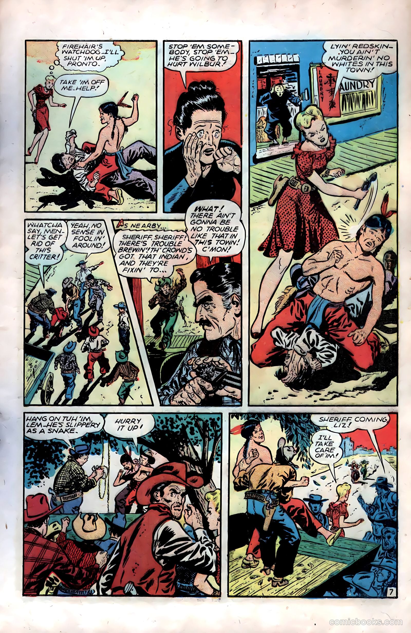 Firehair Comics #2 (1949) — page 9 of 52