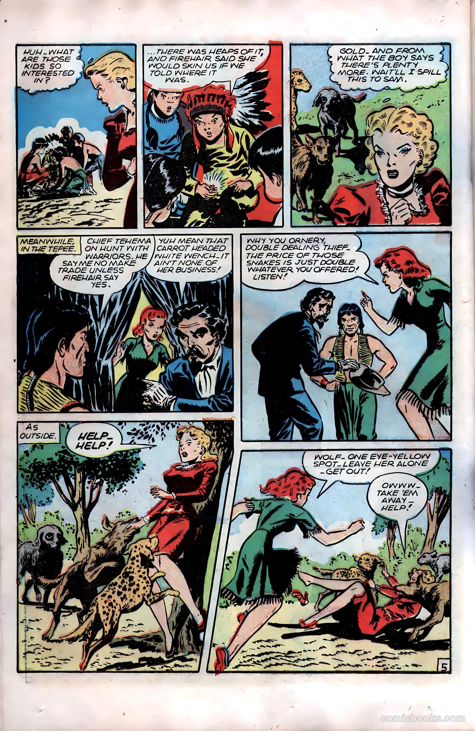 Firehair Comics #2 (1949) — page 32 of 52