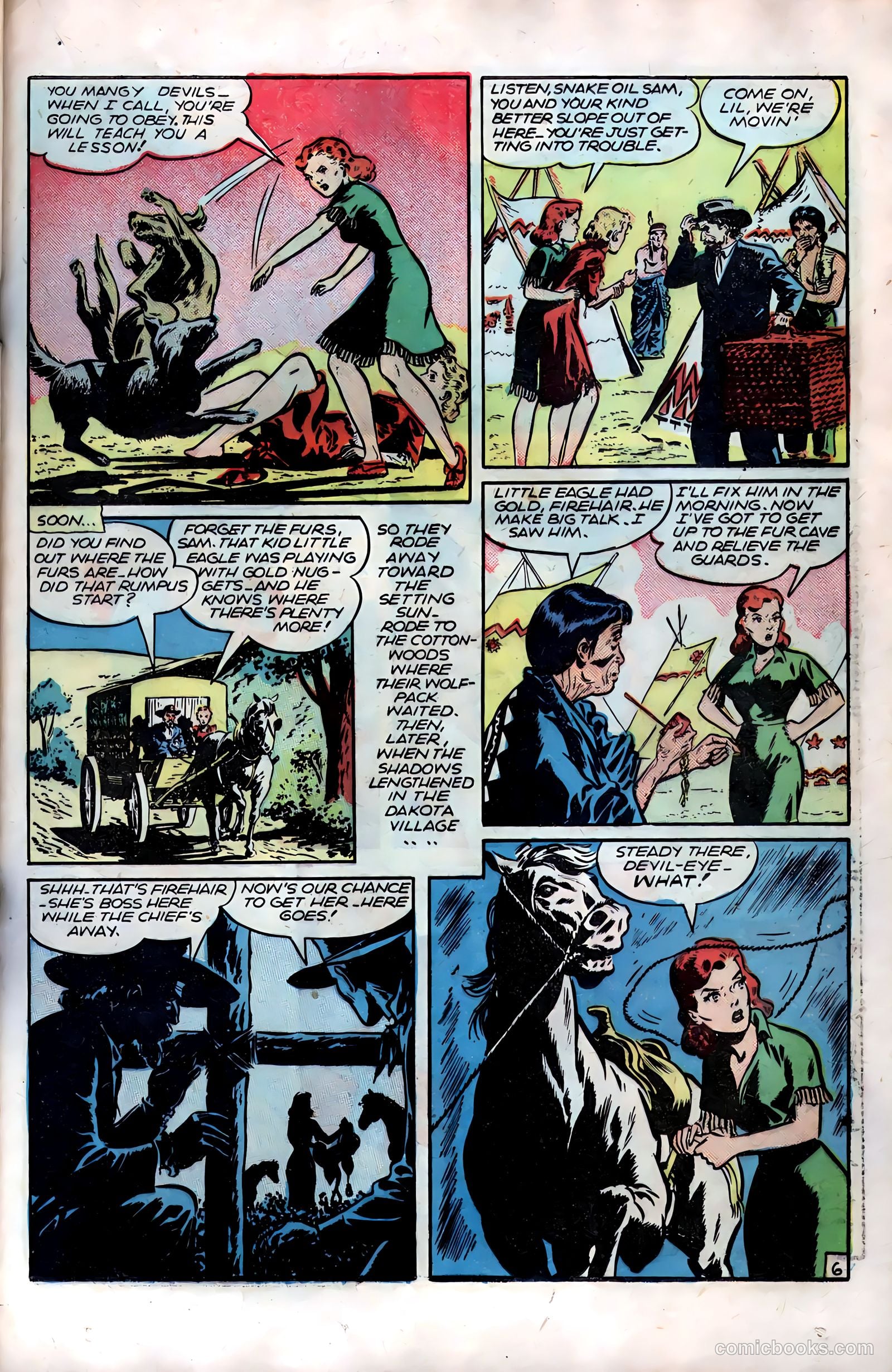 Firehair Comics #2 (1949) — page 33 of 52