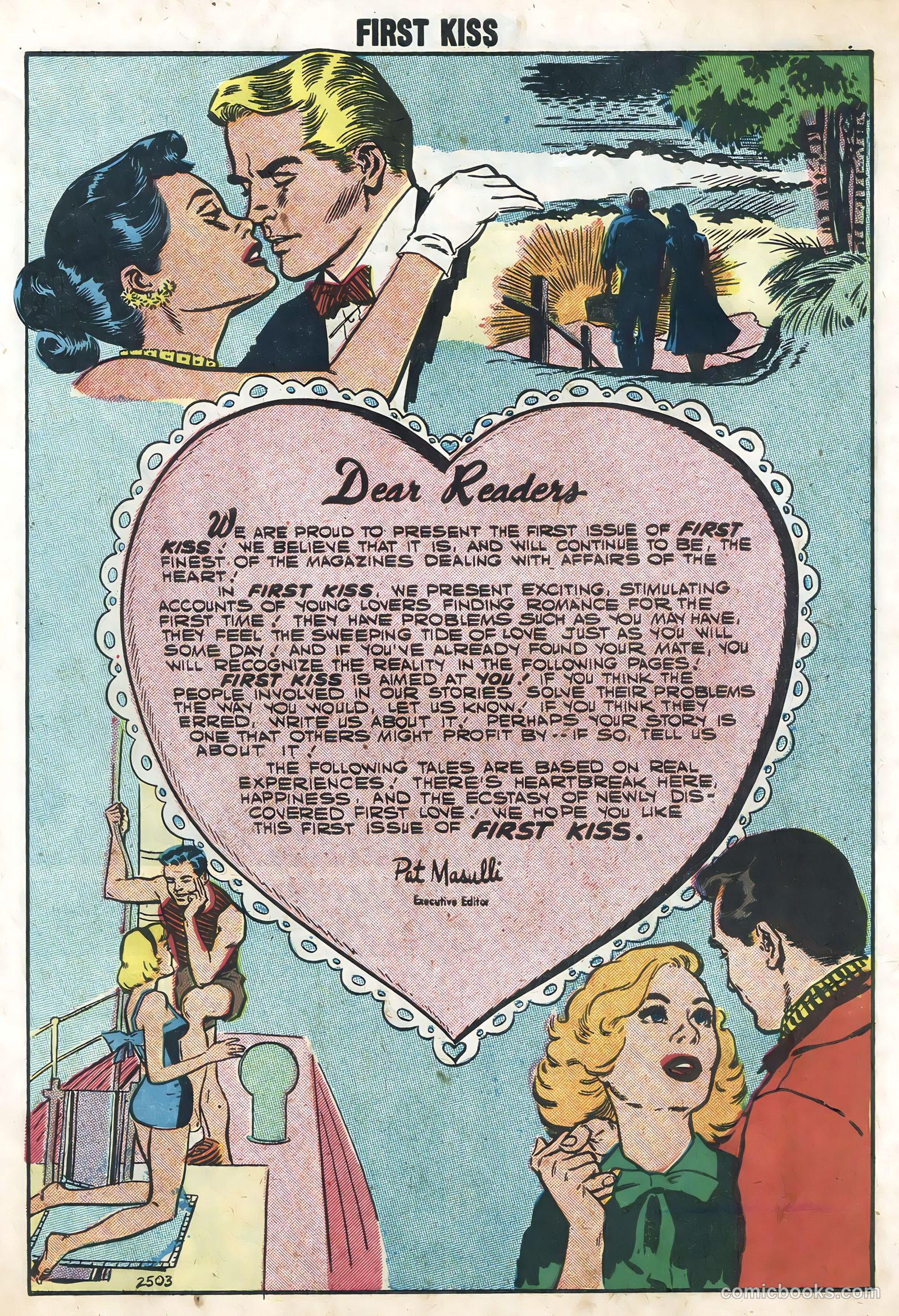First Kiss #1 (1957) — page 3 of 36