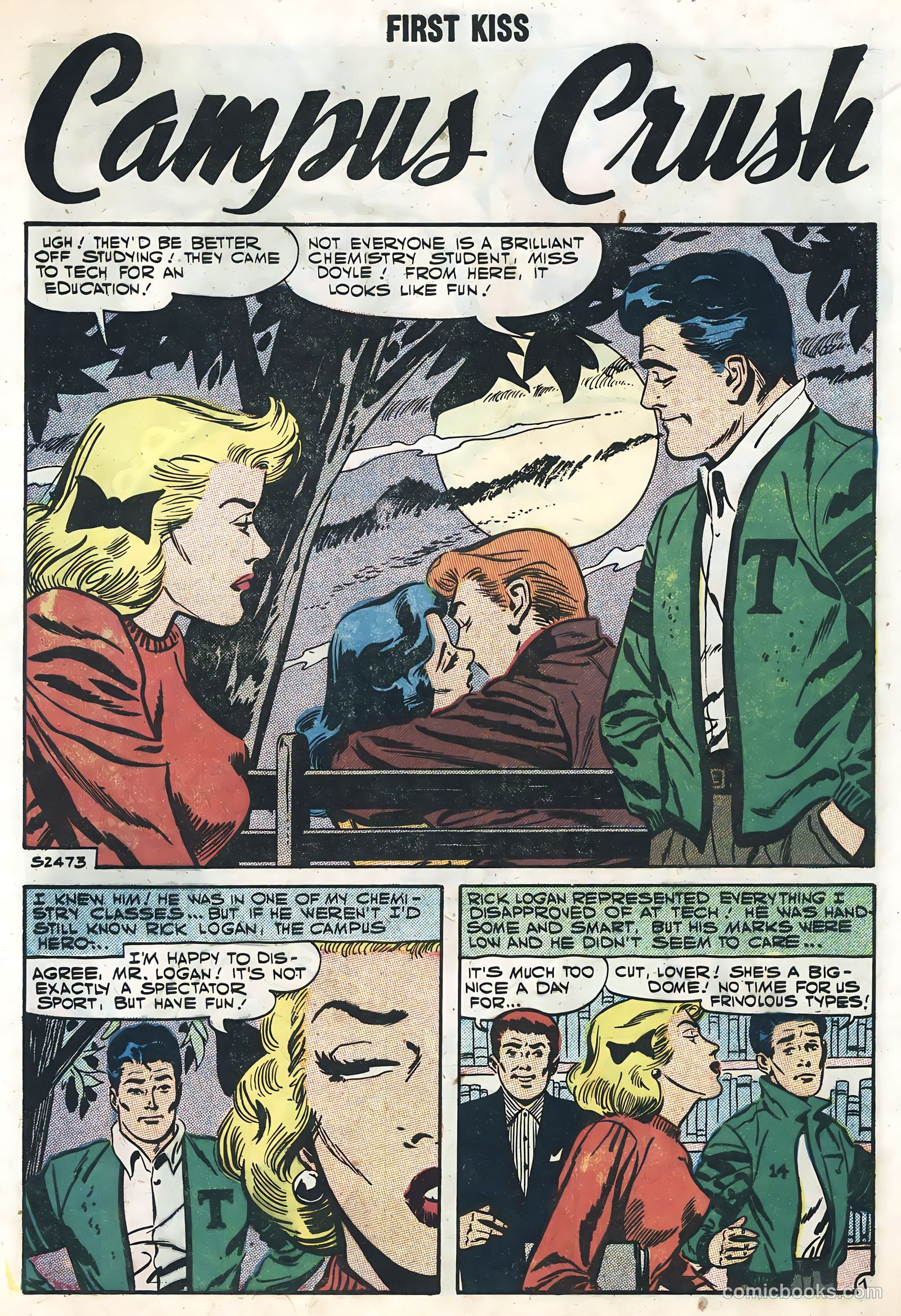 First Kiss #1 (1957) — page 4 of 36