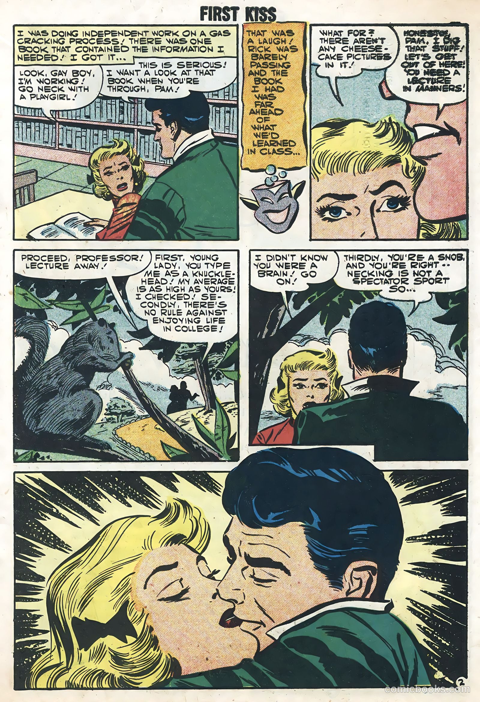 First Kiss #1 (1957) — page 5 of 36