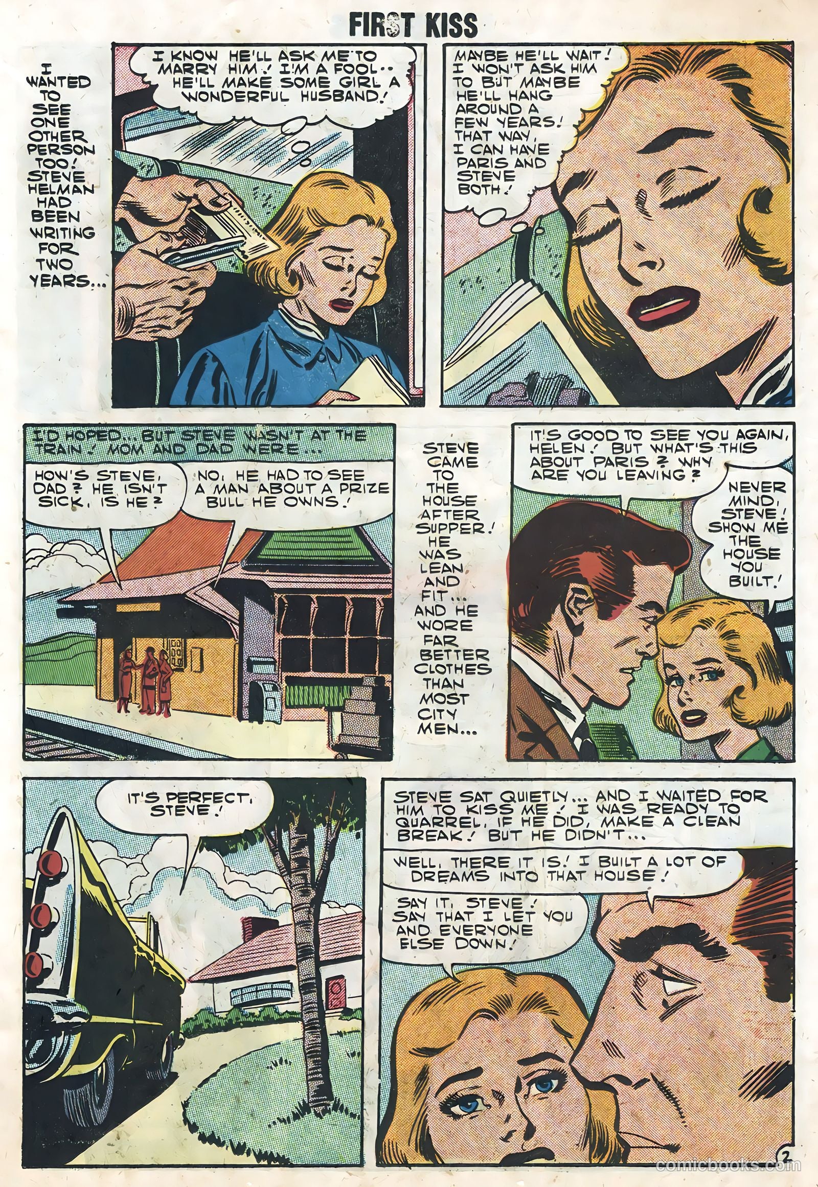 First Kiss #1 (1957) — page 11 of 36