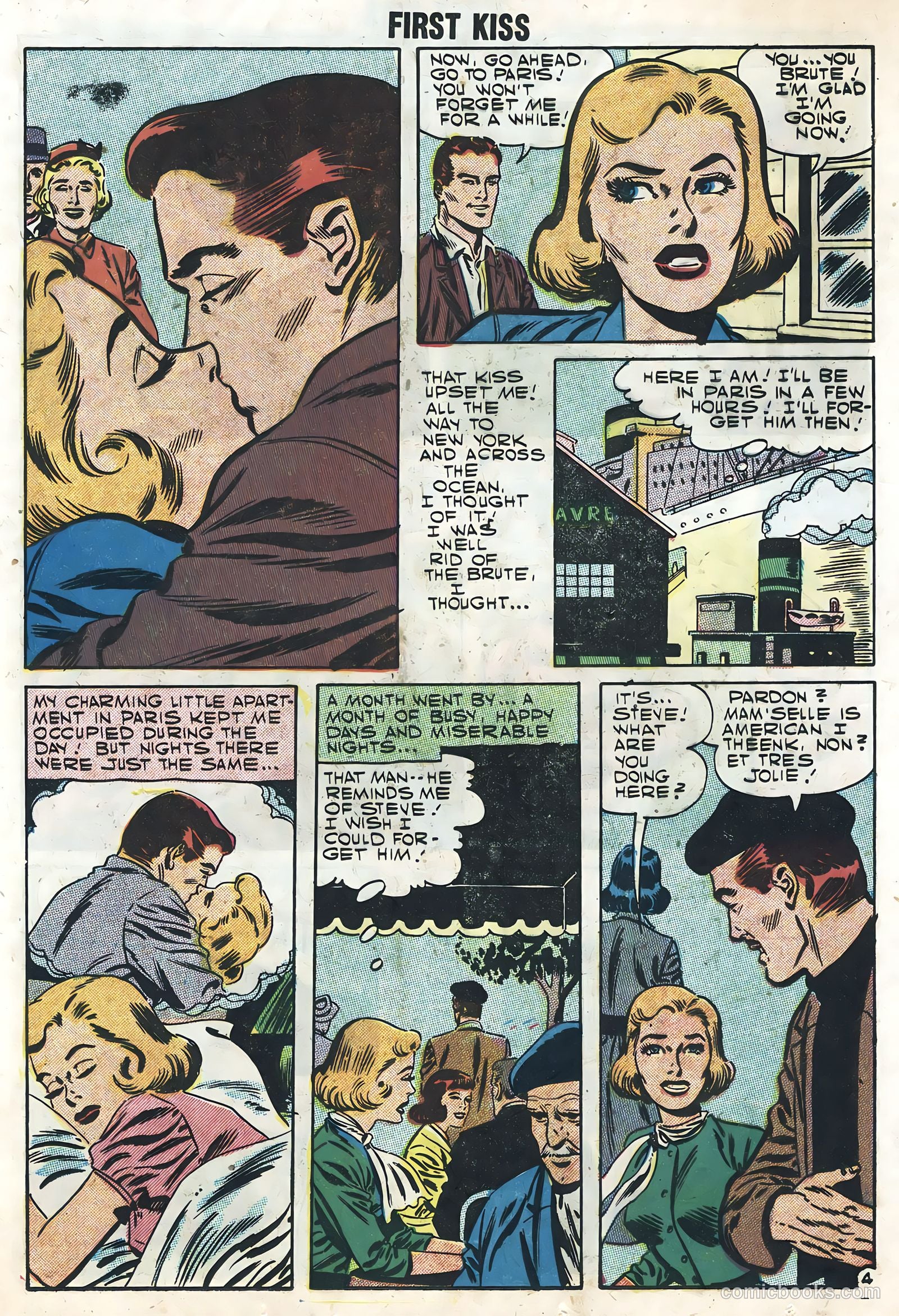 First Kiss #1 (1957) — page 13 of 36