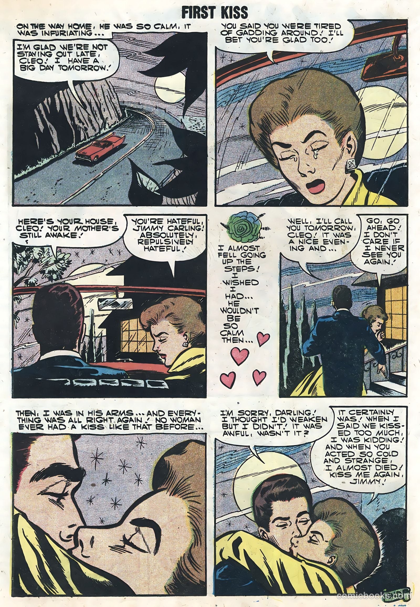 First Kiss #1 (1957) — page 20 of 36
