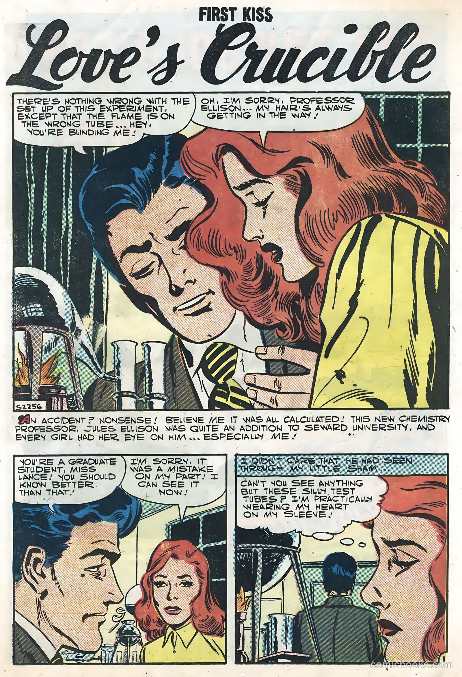 First Kiss #1 (1957) — page 21 of 36
