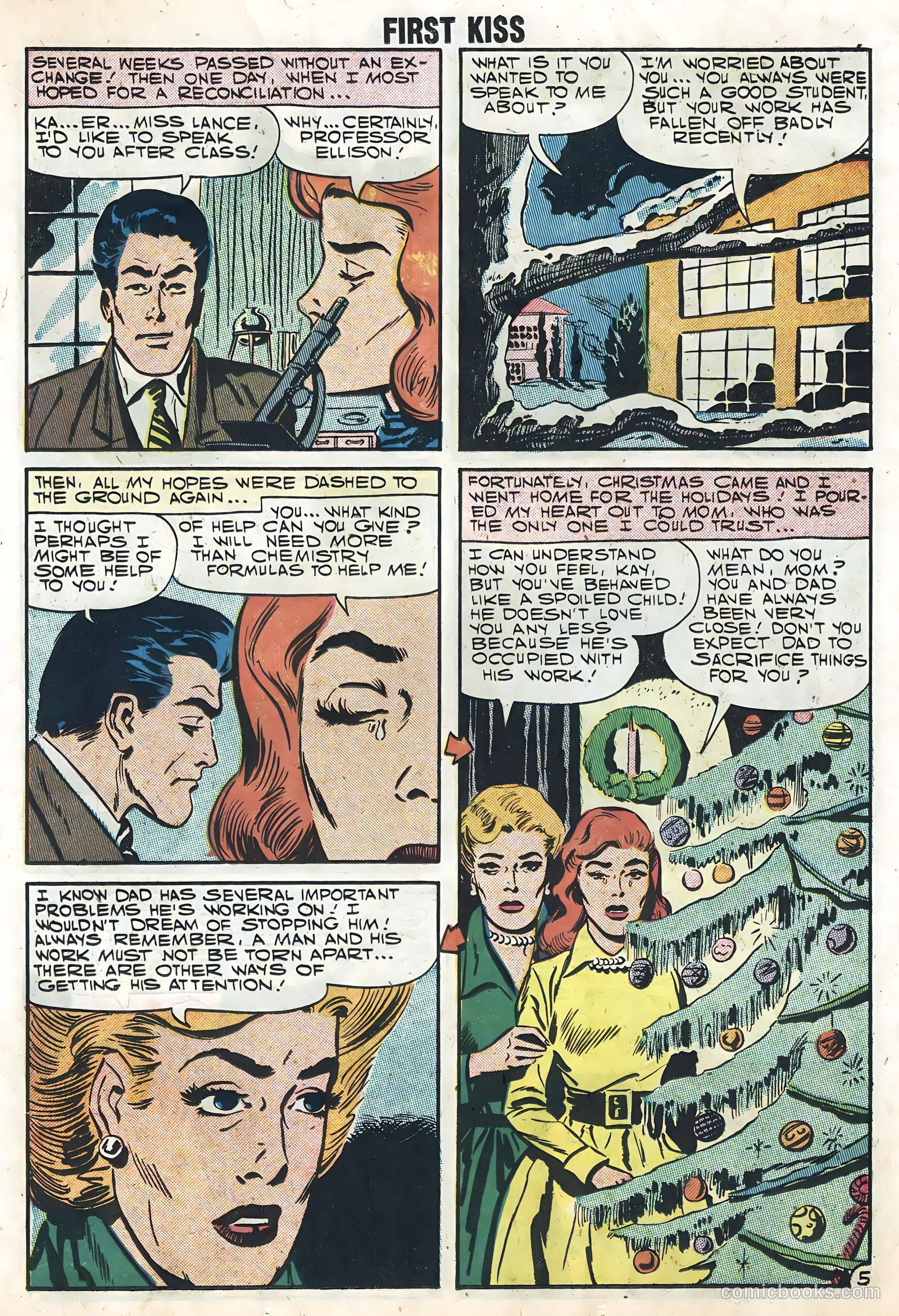 First Kiss #1 (1957) — page 26 of 36