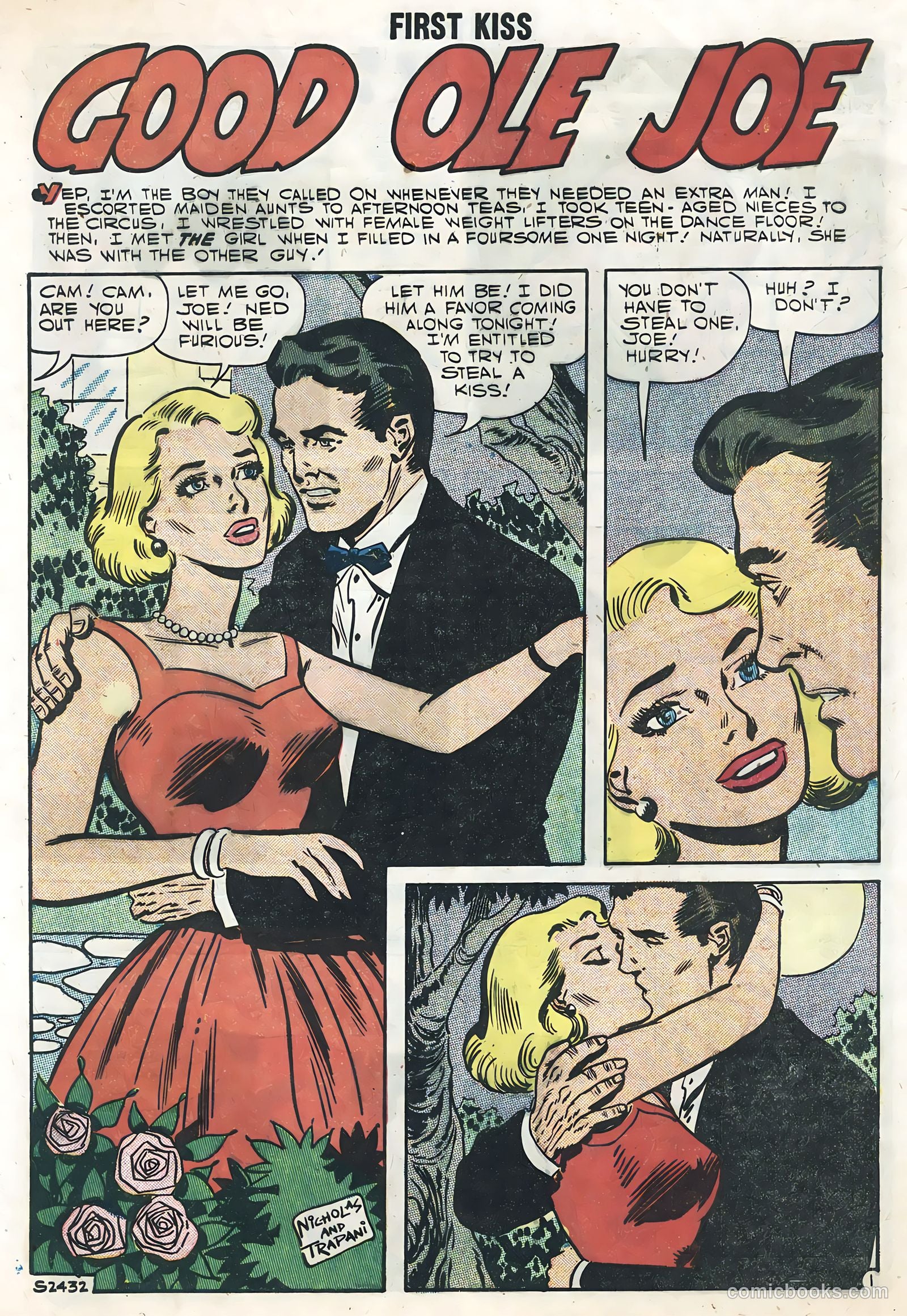 First Kiss #1 (1957) — page 28 of 36