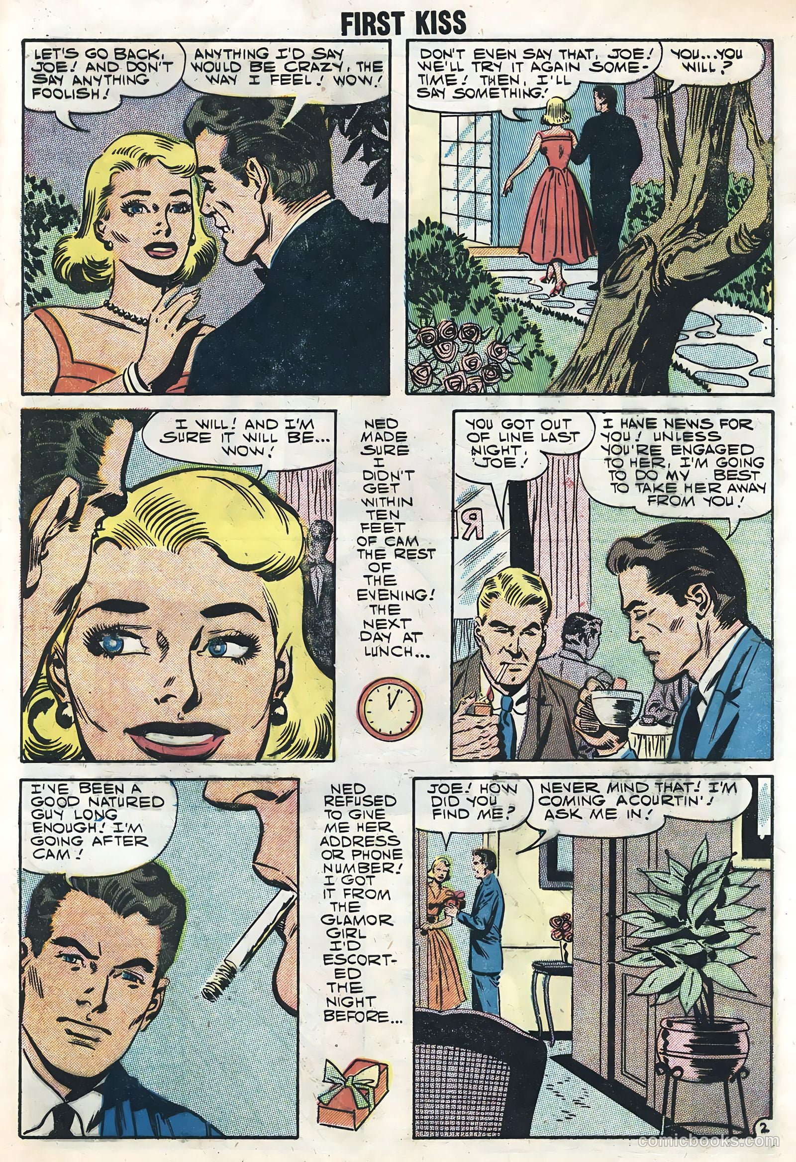 First Kiss #1 (1957) — page 29 of 36