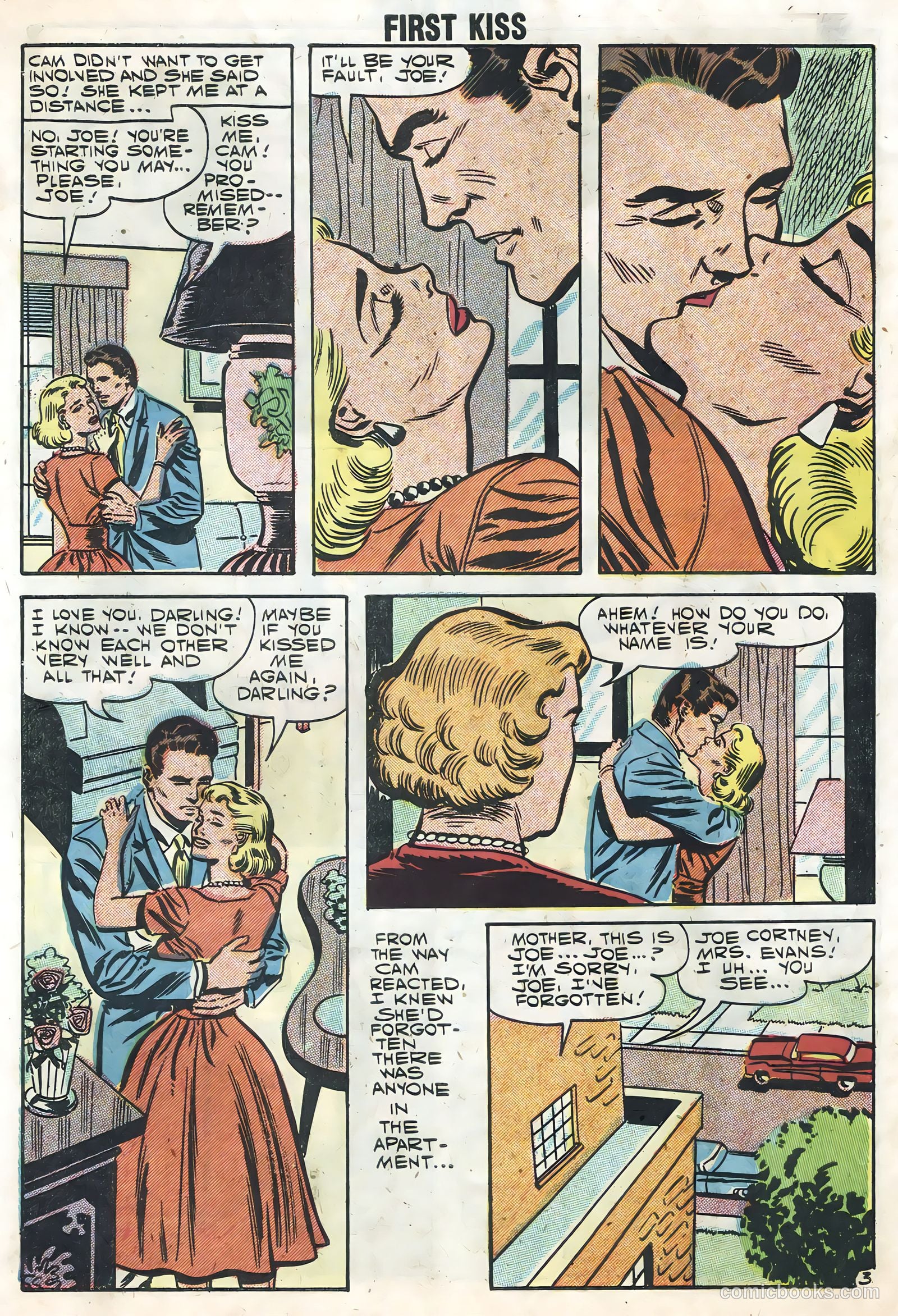 First Kiss #1 (1957) — page 30 of 36