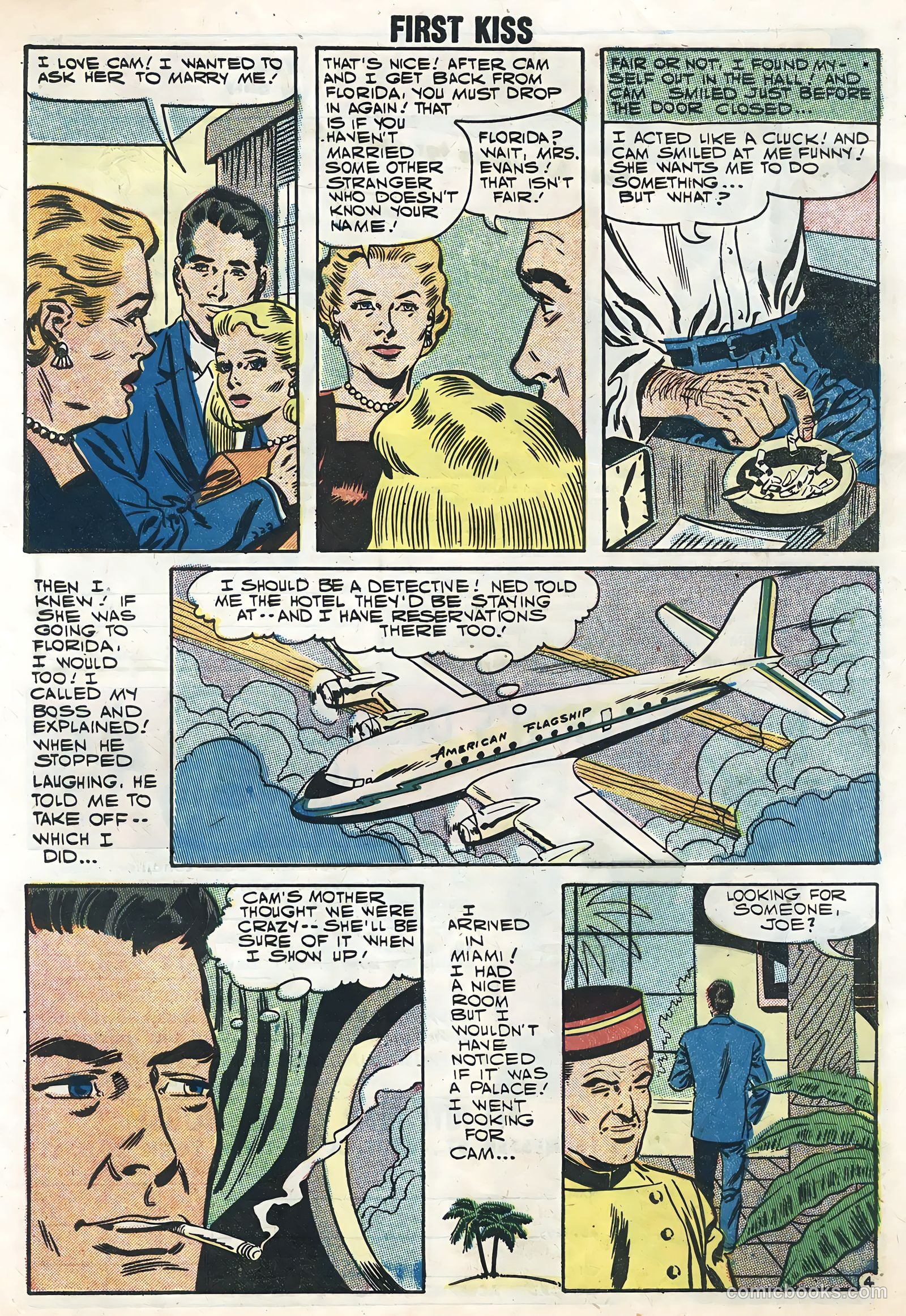 First Kiss #1 (1957) — page 32 of 36