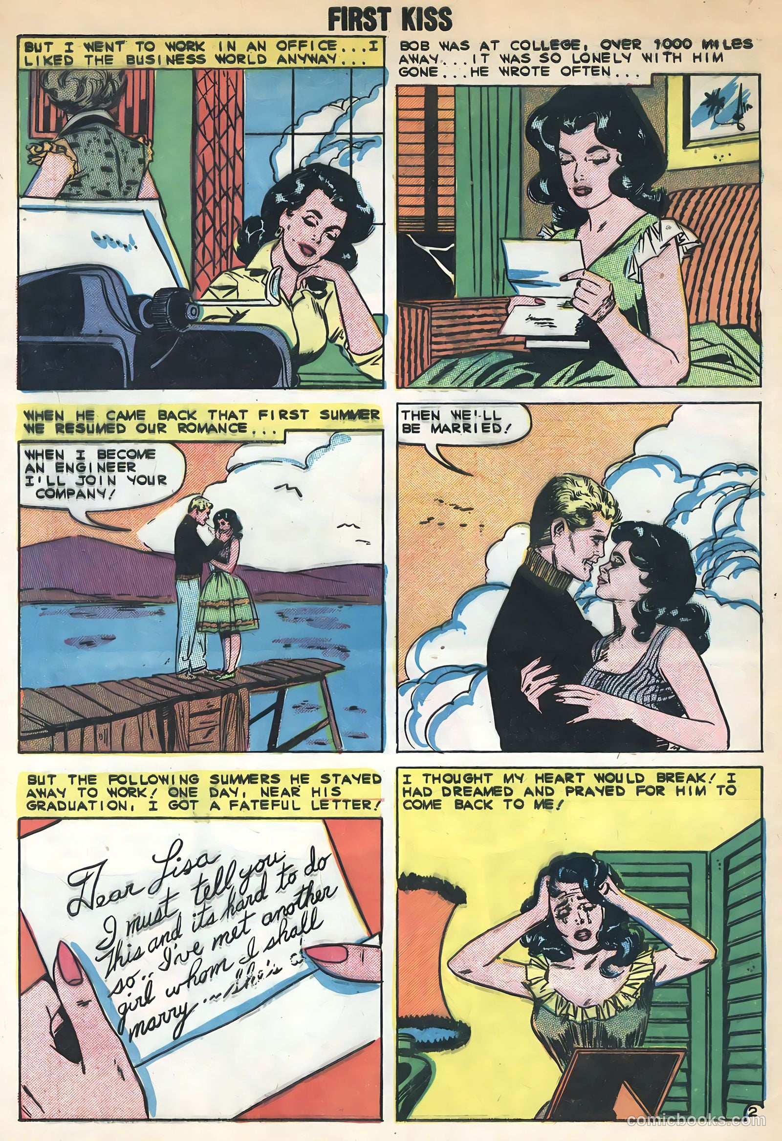 First Kiss #10 (1959) — page 4 of 36