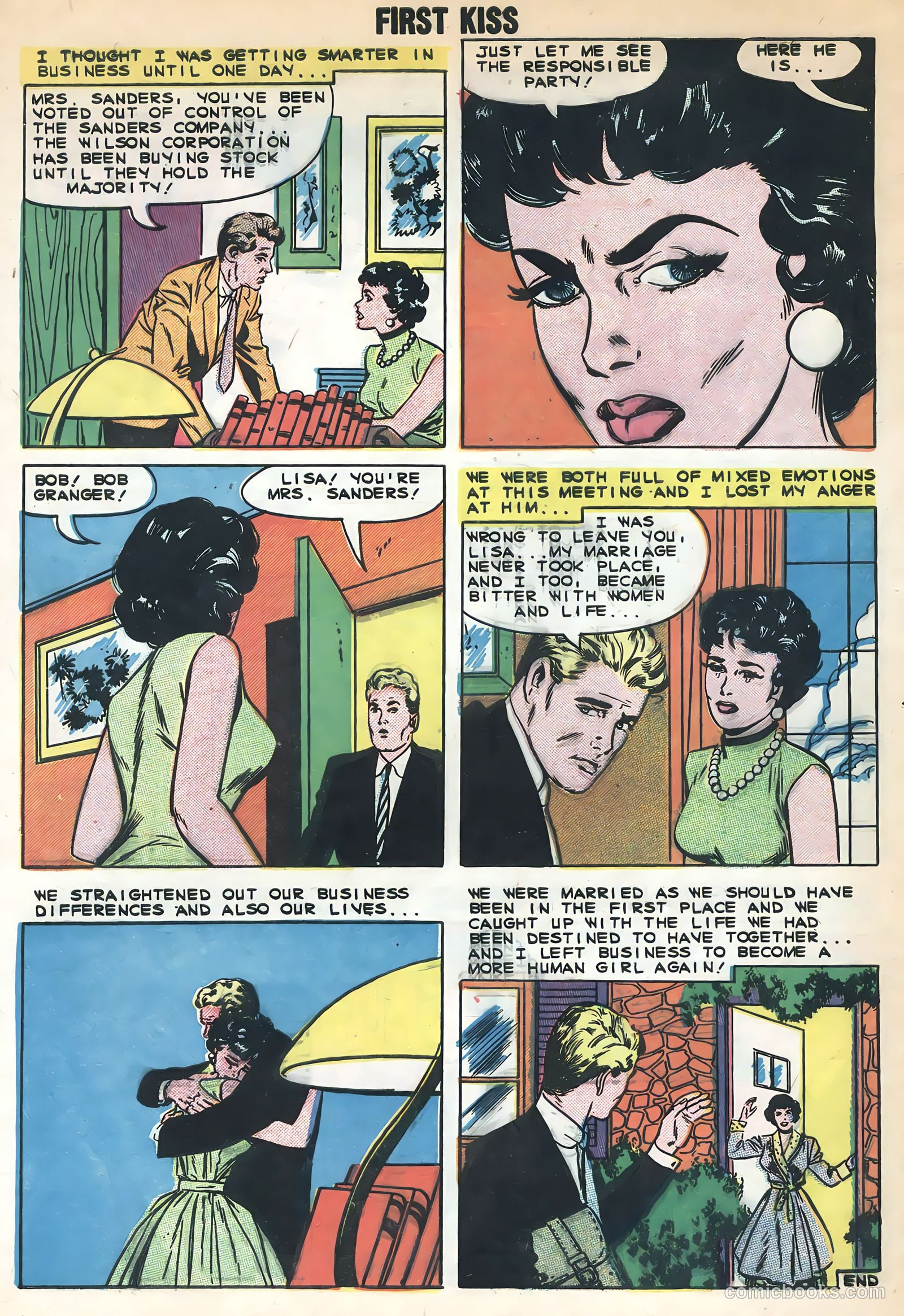 First Kiss #10 (1959) — page 8 of 36