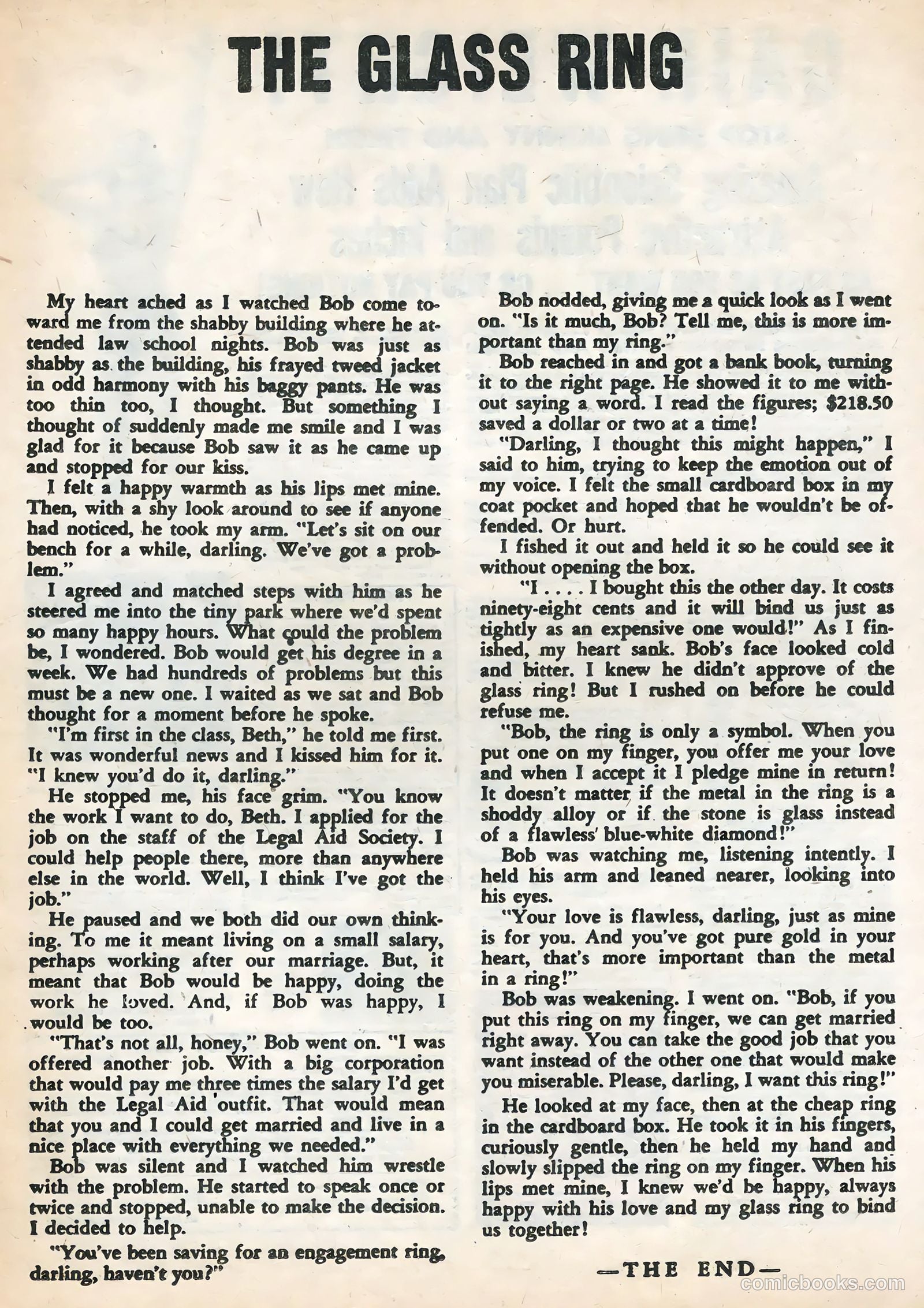 First Kiss #10 (1959) — page 21 of 36