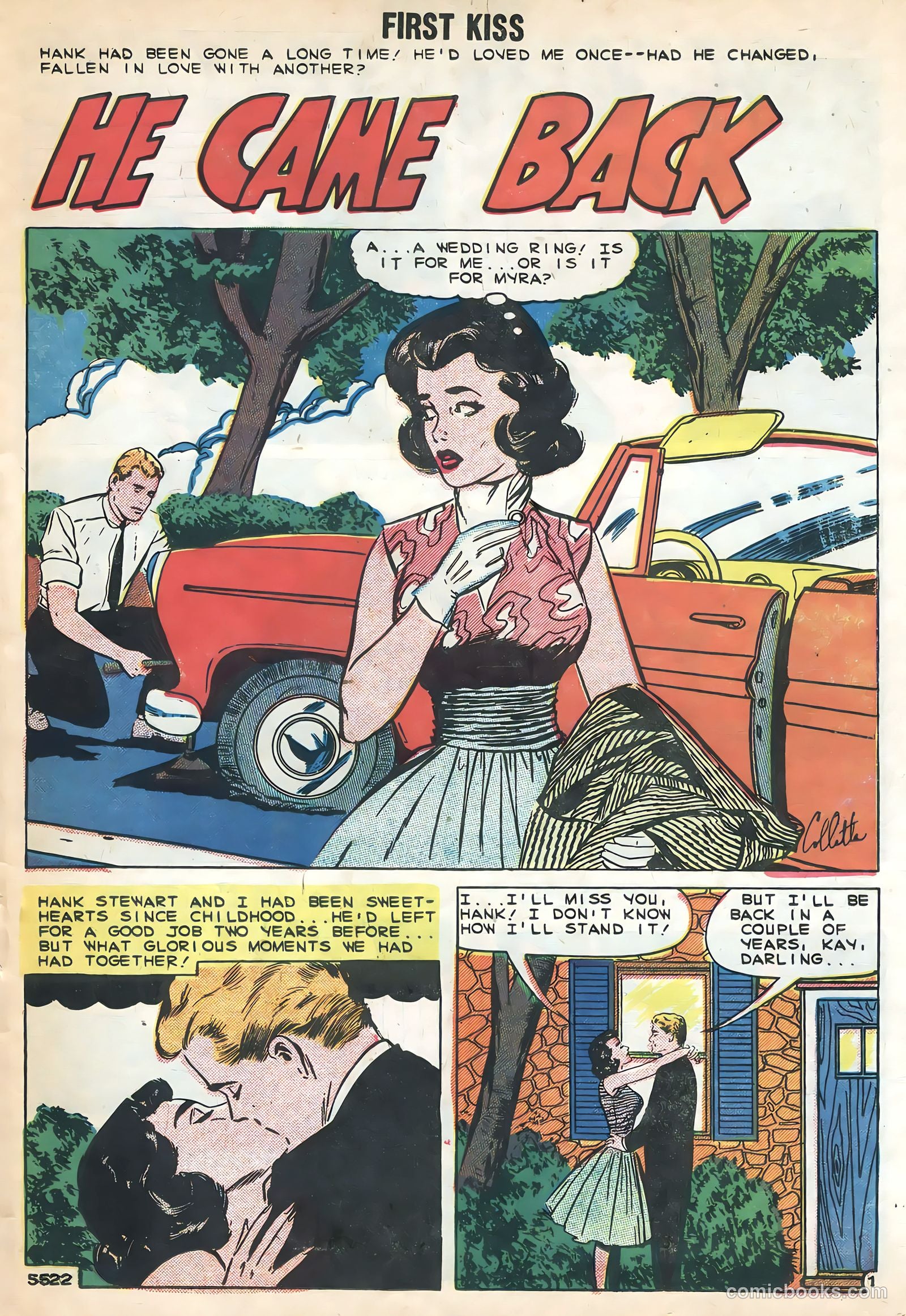 First Kiss #10 (1959) — page 23 of 36