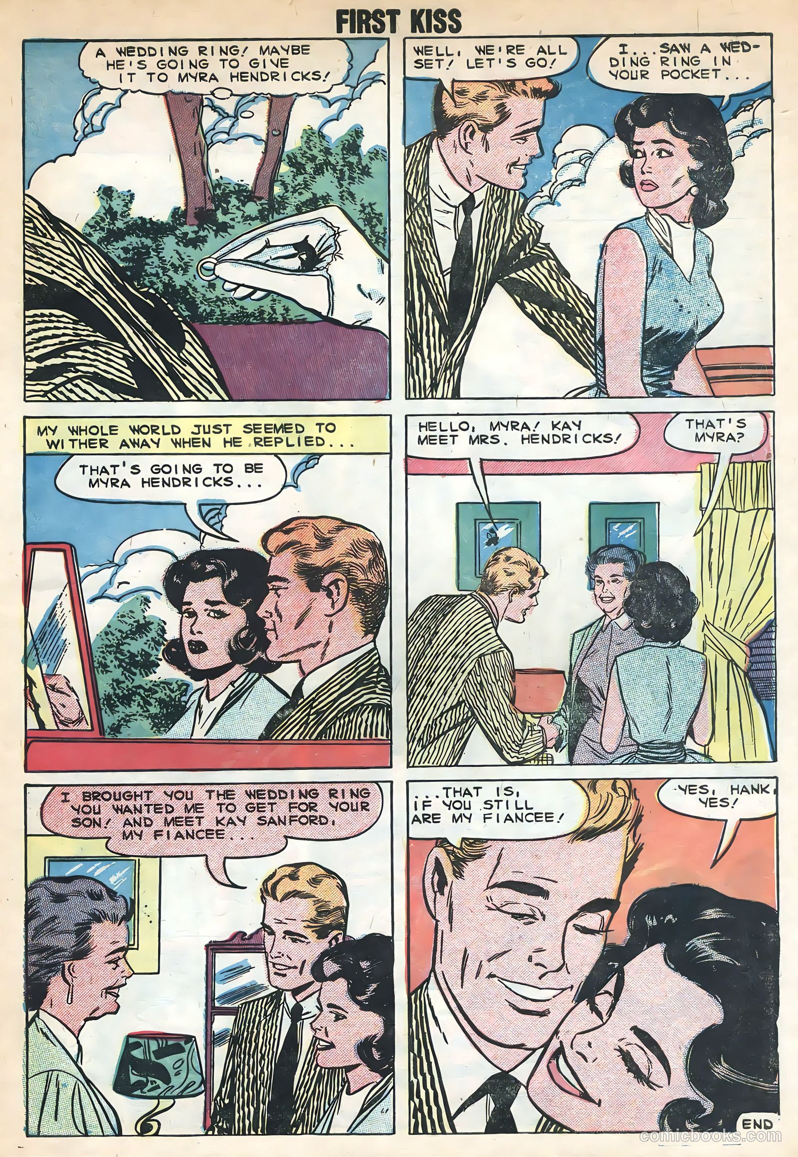 First Kiss #10 (1959) — page 27 of 36