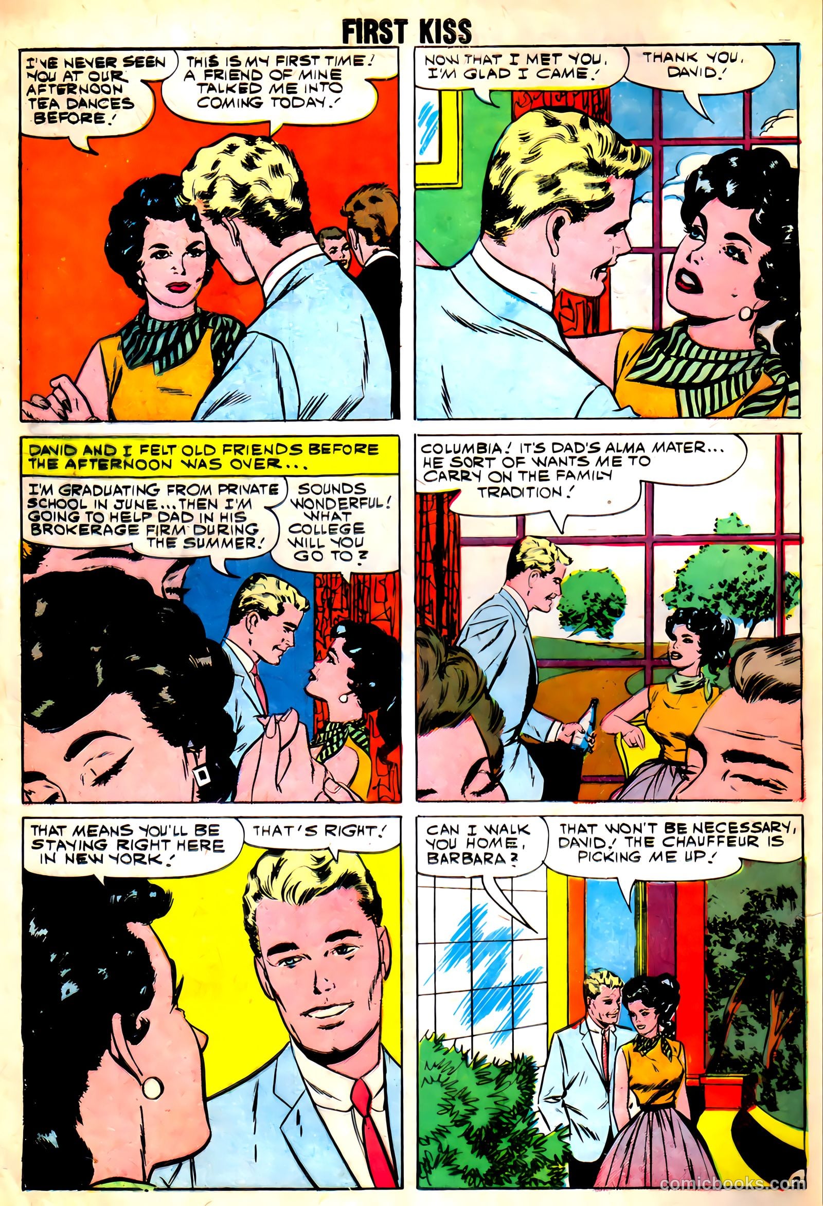 First Kiss #11 (1959) — page 4 of 37