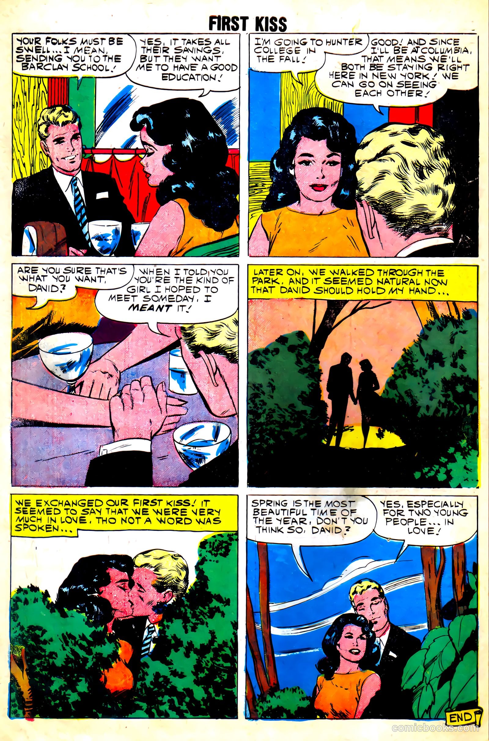 First Kiss #11 (1959) — page 10 of 37