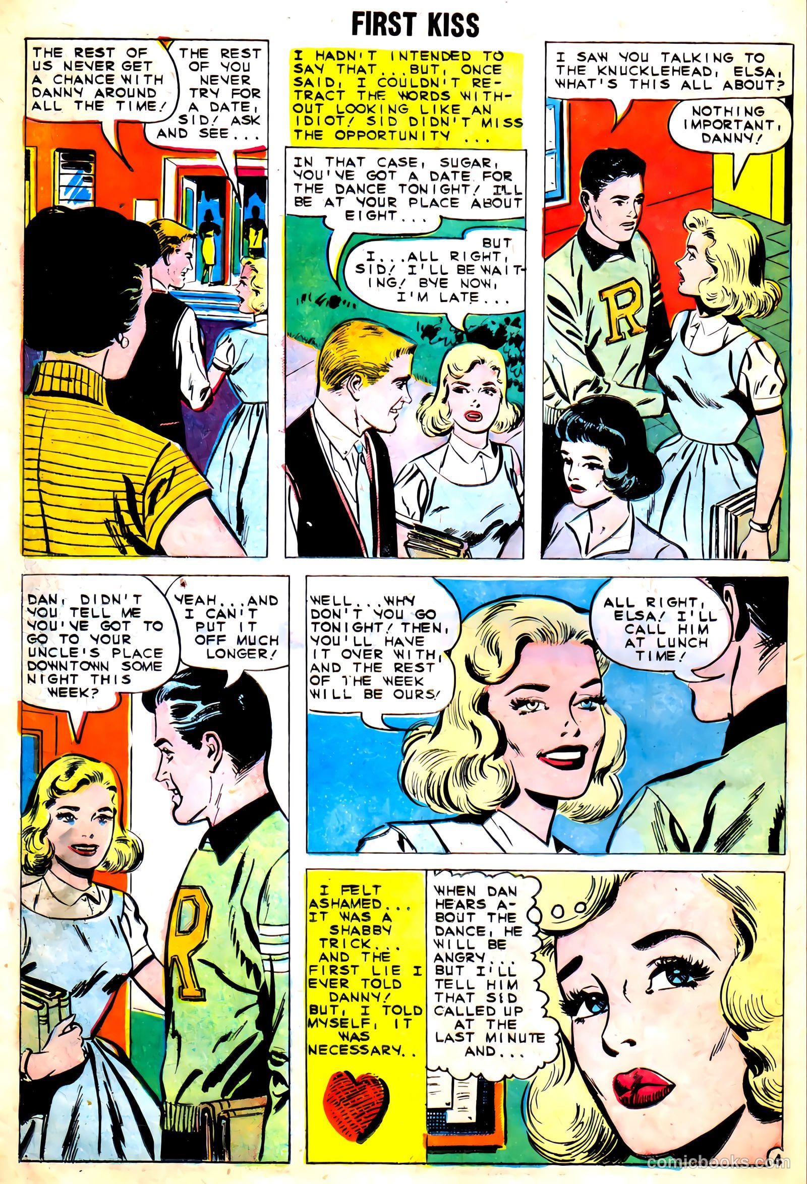 First Kiss #11 (1959) — page 16 of 37