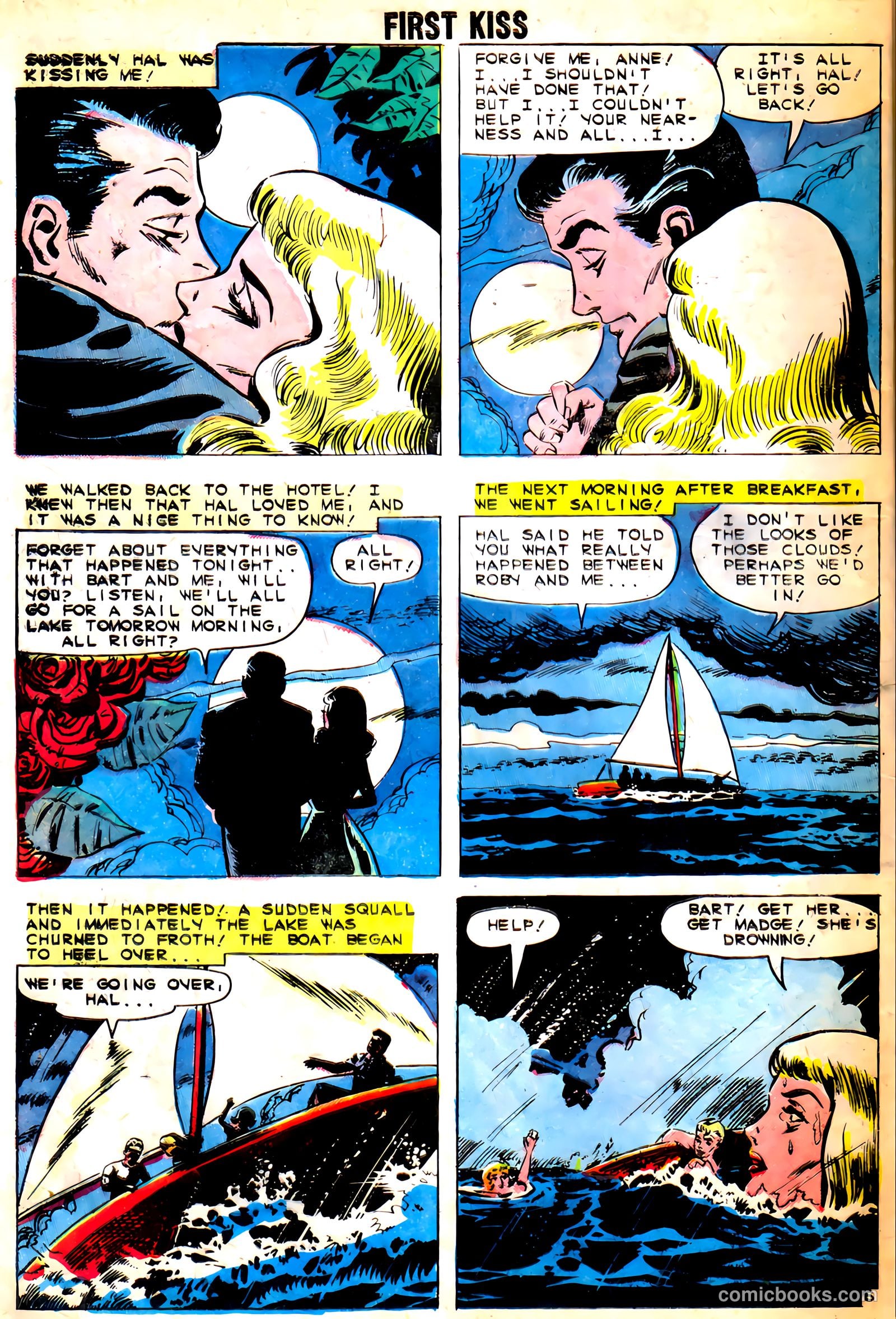 First Kiss #11 (1959) — page 32 of 37